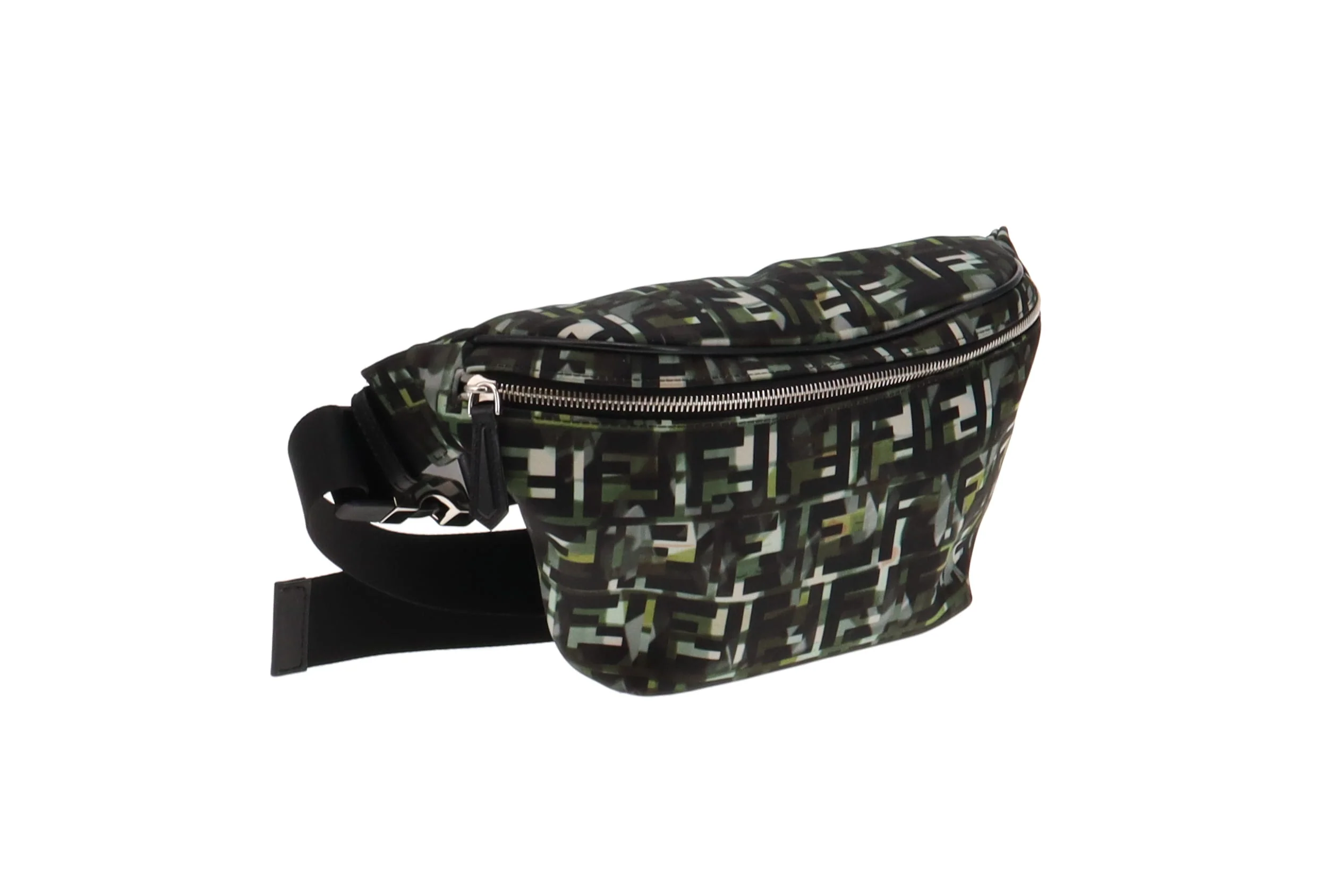 Fendi Camouflage Nylon Belt Bag - Image 3