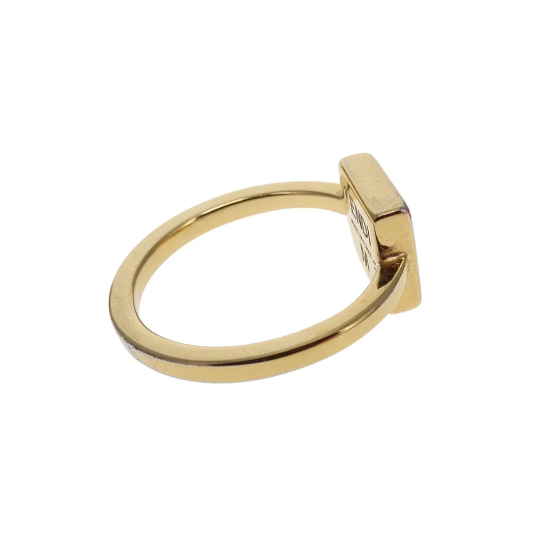 Fendi FF Ring Goldtone (M - size 54) - Image 2
