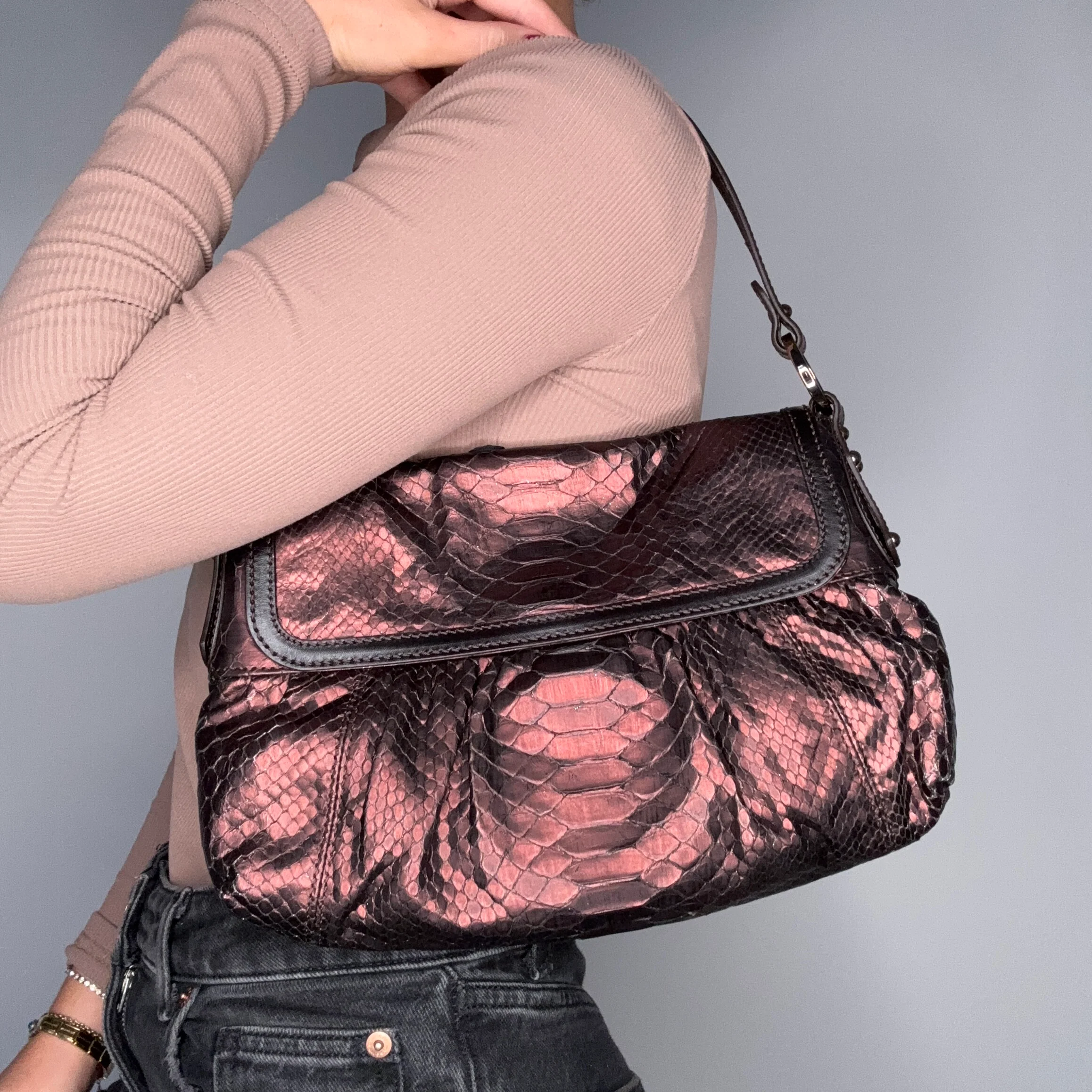 Fendi Python Chef Purple Vintage - Image 2