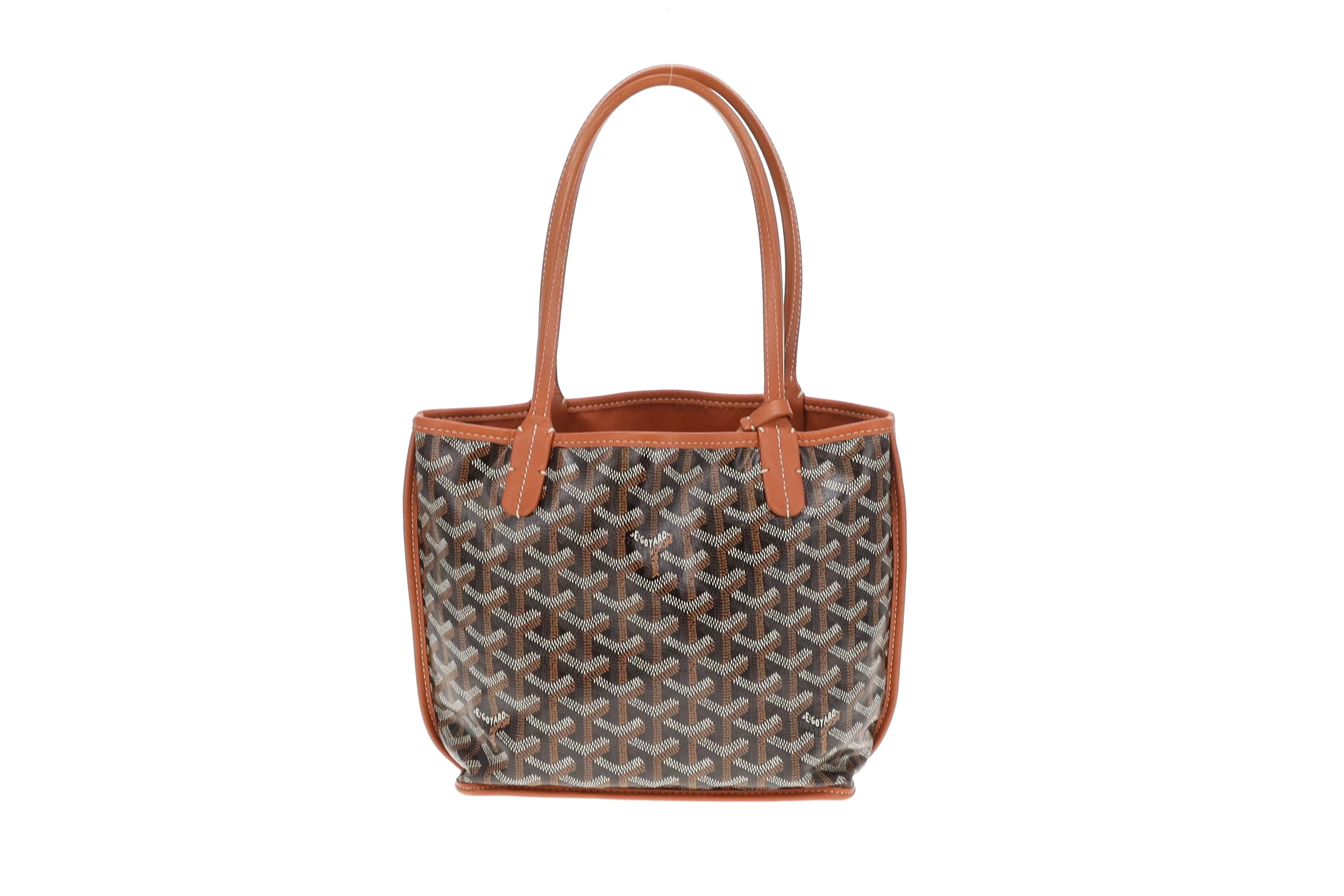 Goyard Bicolour Goyardine Reversible Anjou Mini Bag - Image 3