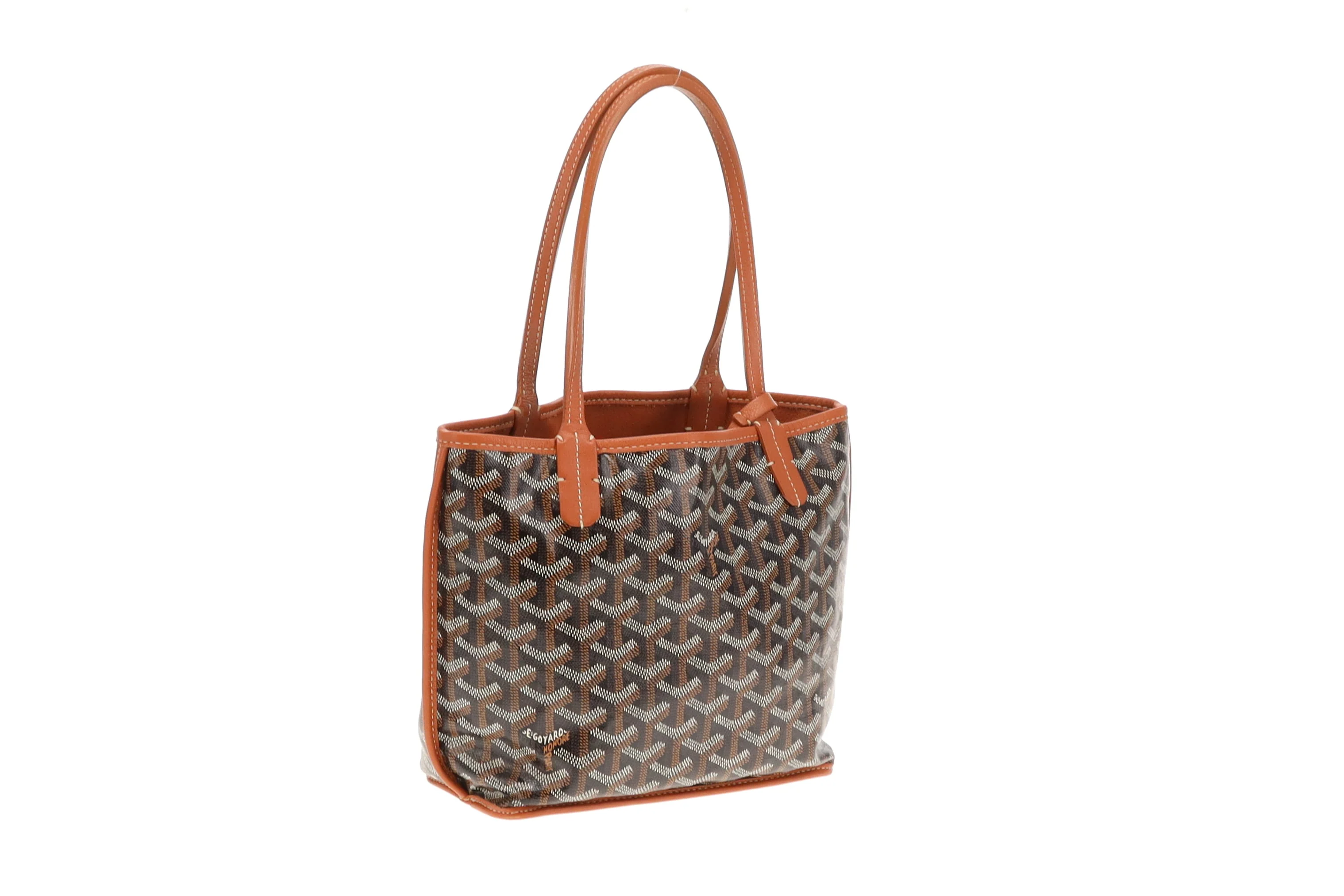 Goyard Bicolour Goyardine Reversible Anjou Mini Bag - Image 4