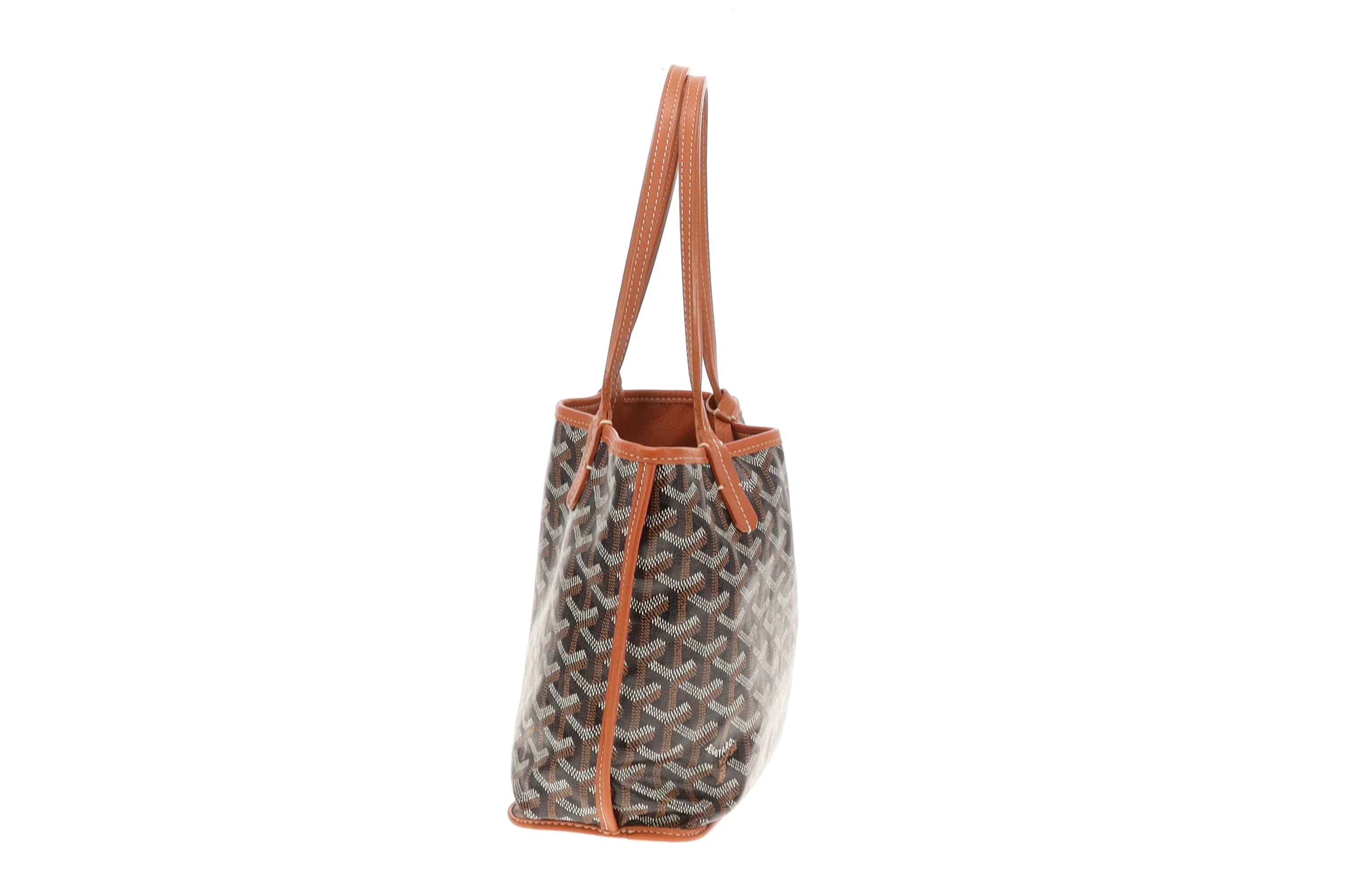 Goyard Bicolour Goyardine Reversible Anjou Mini Bag - Image 5
