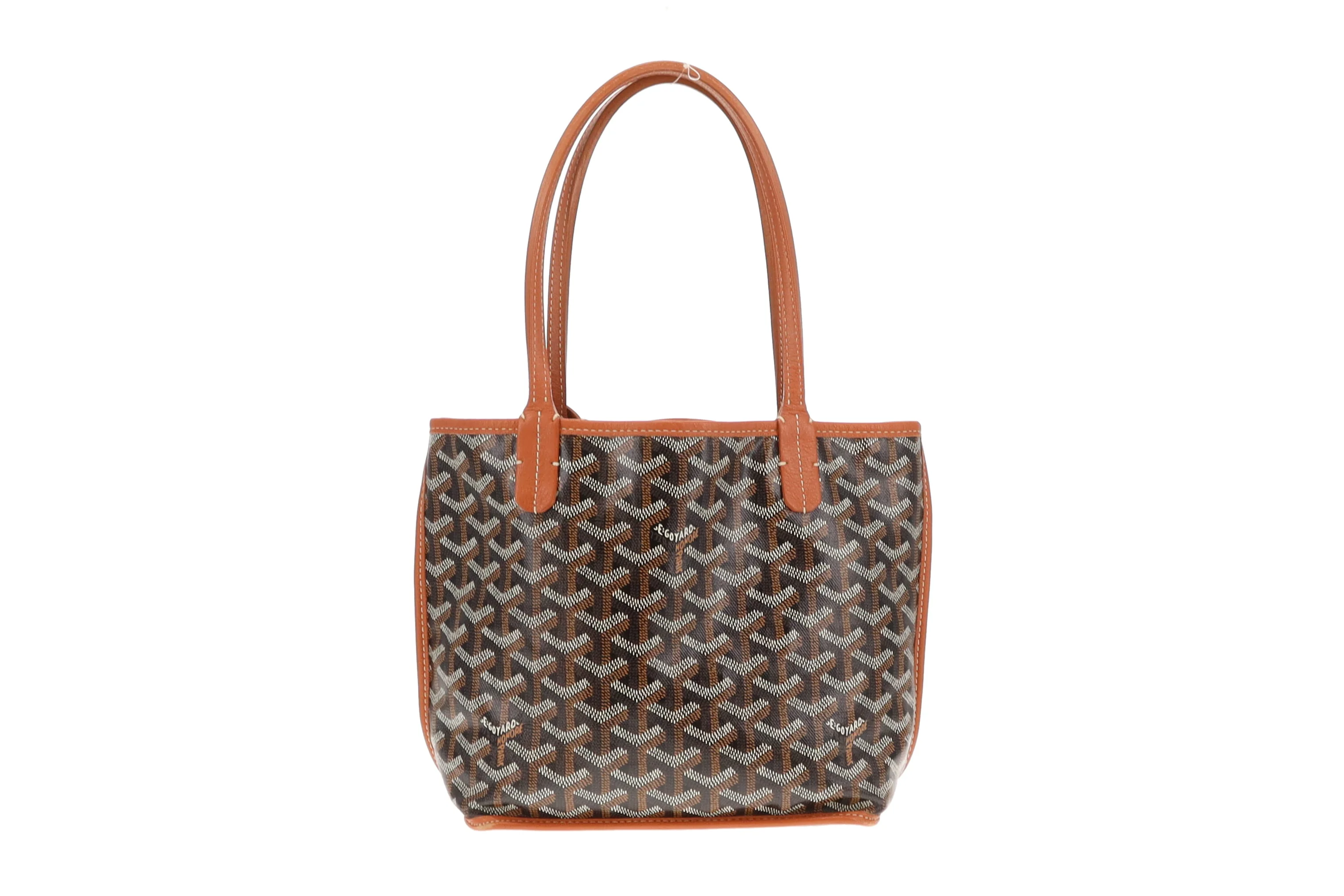 Goyard Bicolour Goyardine Reversible Anjou Mini Bag - Image 6