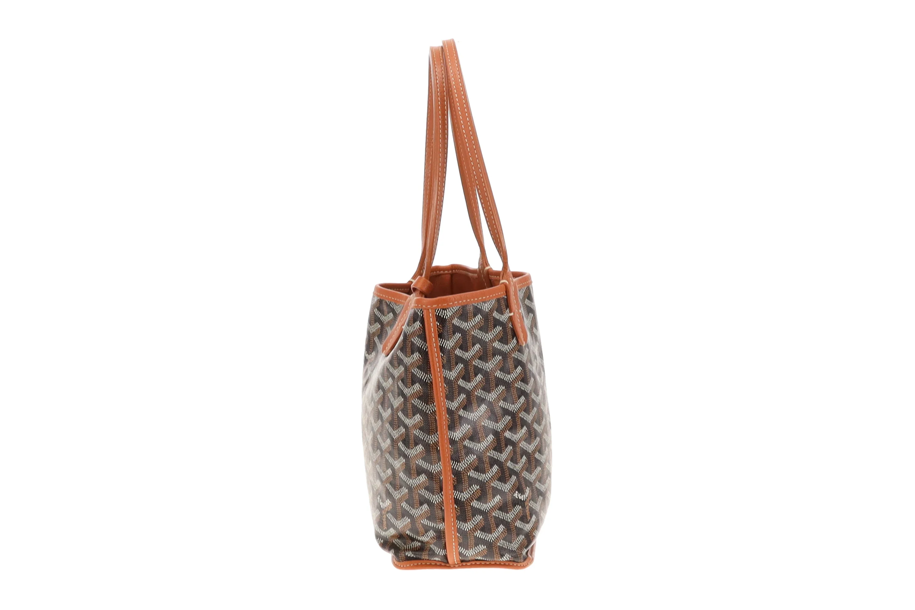 Goyard Bicolour Goyardine Reversible Anjou Mini Bag - Image 7