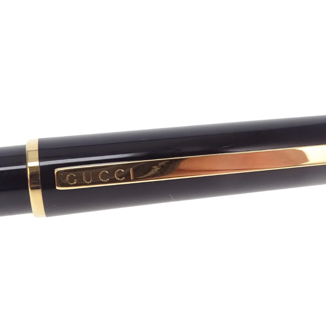 Gucci 18k Gold Nib Cigaro Roller Pen With Refills - Image 3