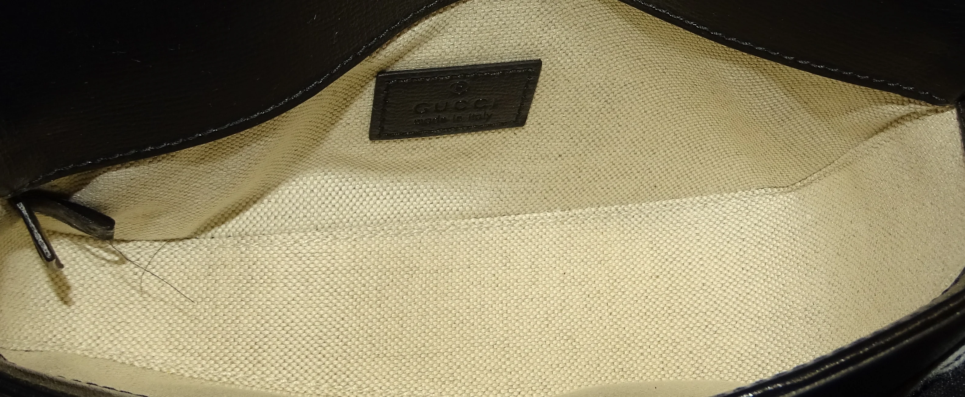 Gucci Black Leather SHW Mini Diagonal Horsebit with Chain - Image 11