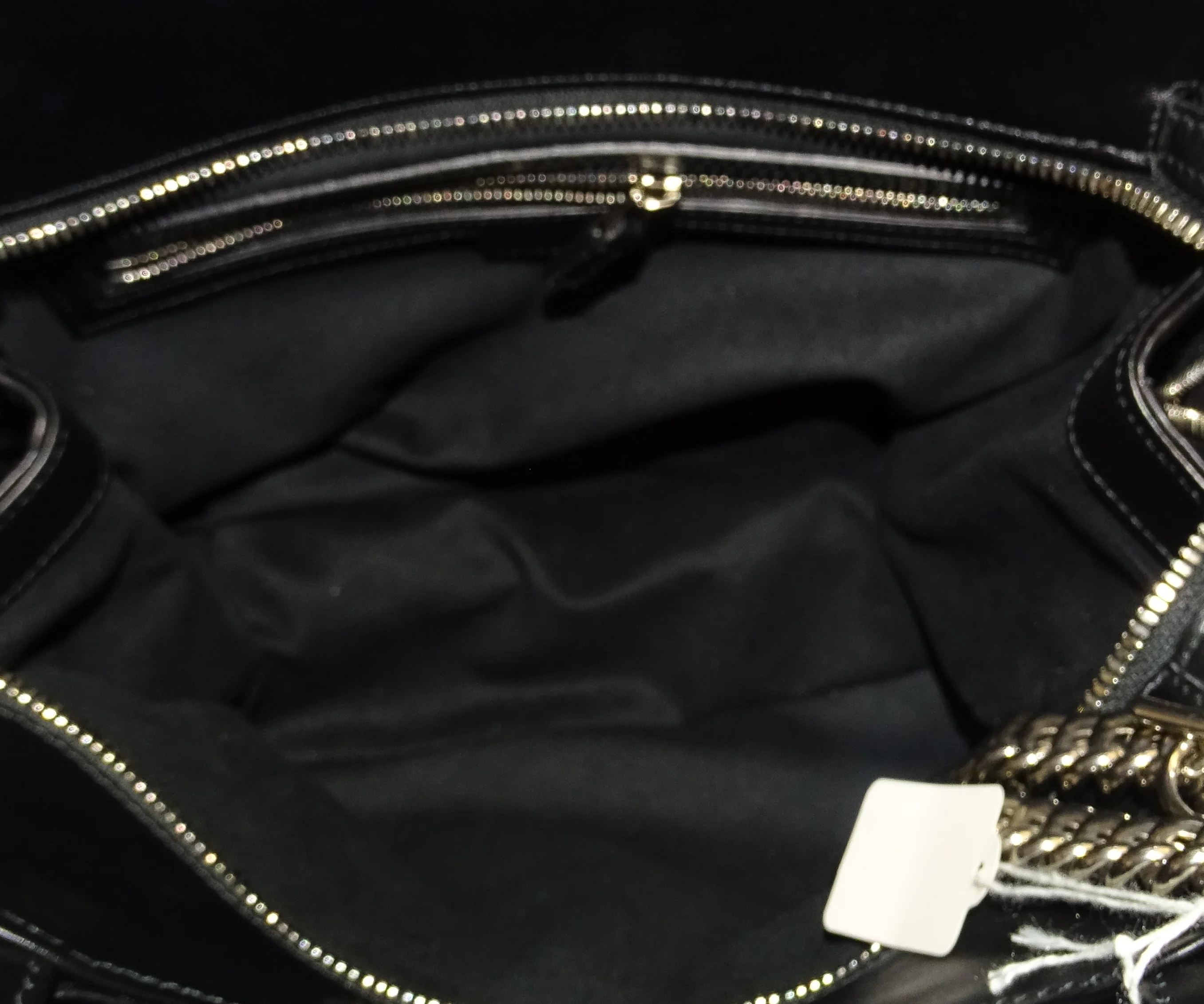 Gucci Black Leather SHW Petite GG Small Tote Bag - Image 12