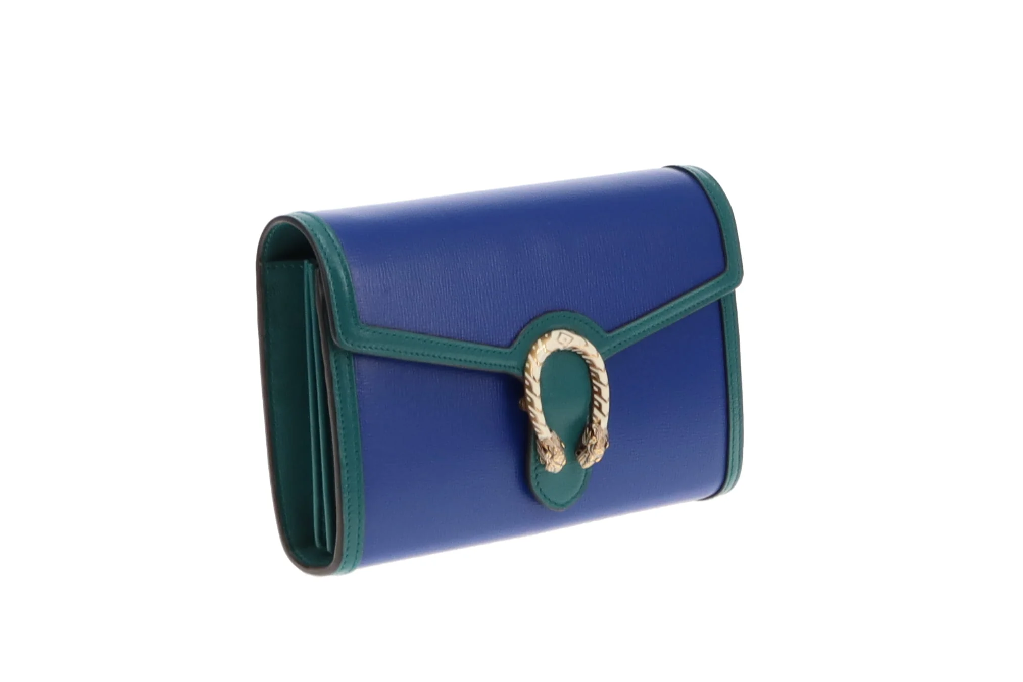 Gucci Blue & Green Dionysus Chain Wallet - Image 4
