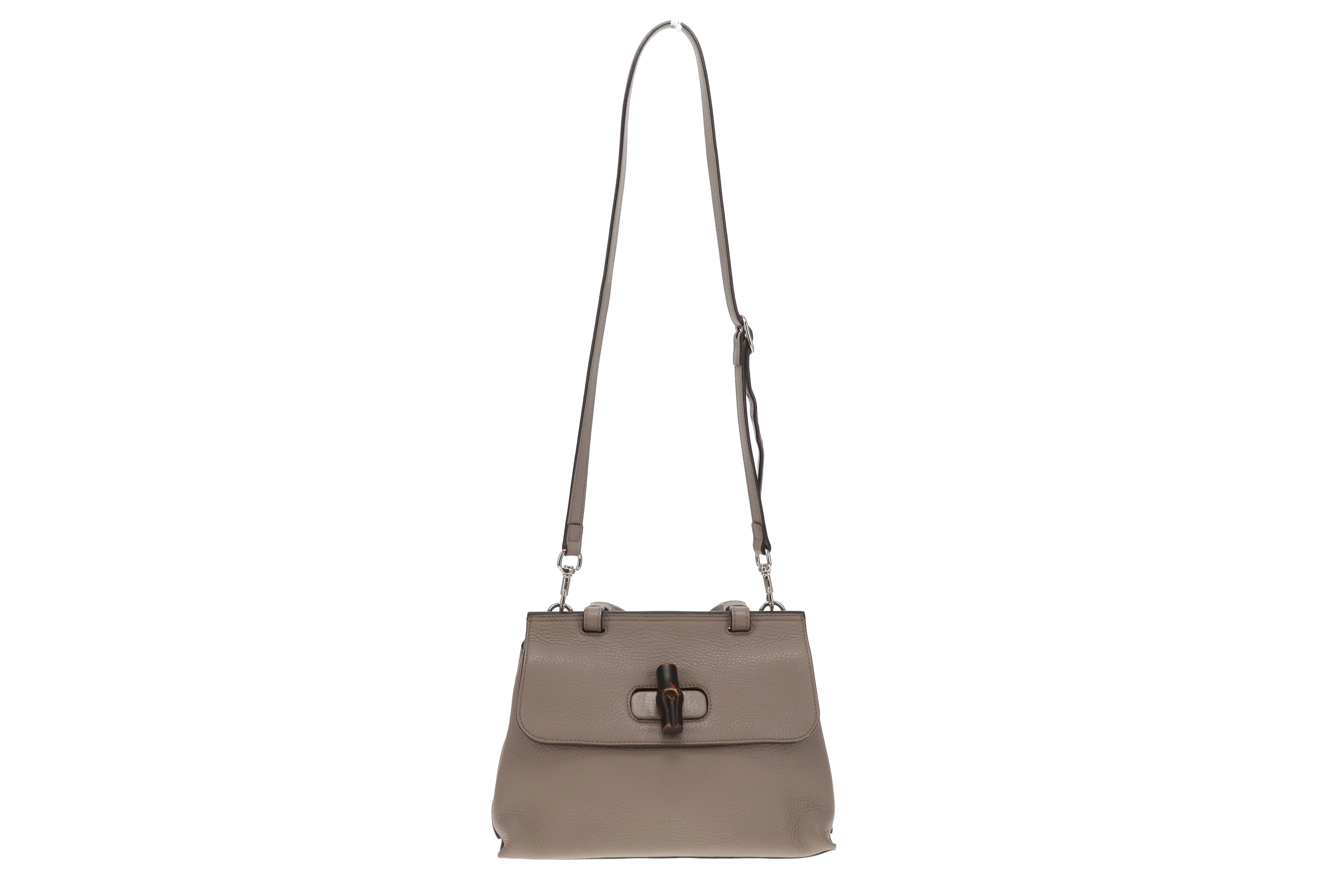 Gucci Daily Bamboo TH Shoulder Bag Grey - Image 3