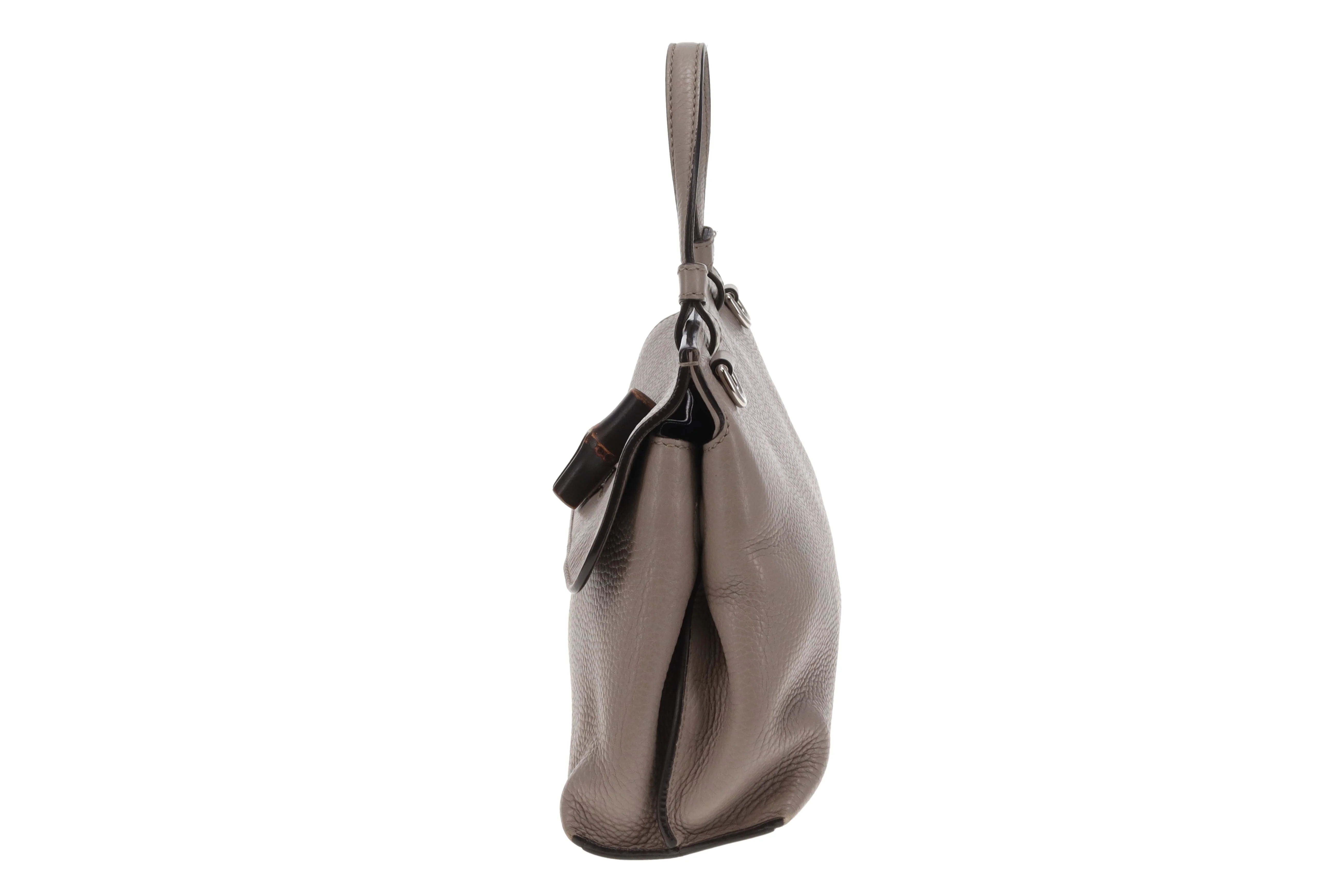 Gucci Daily Bamboo TH Shoulder Bag Grey - Image 8