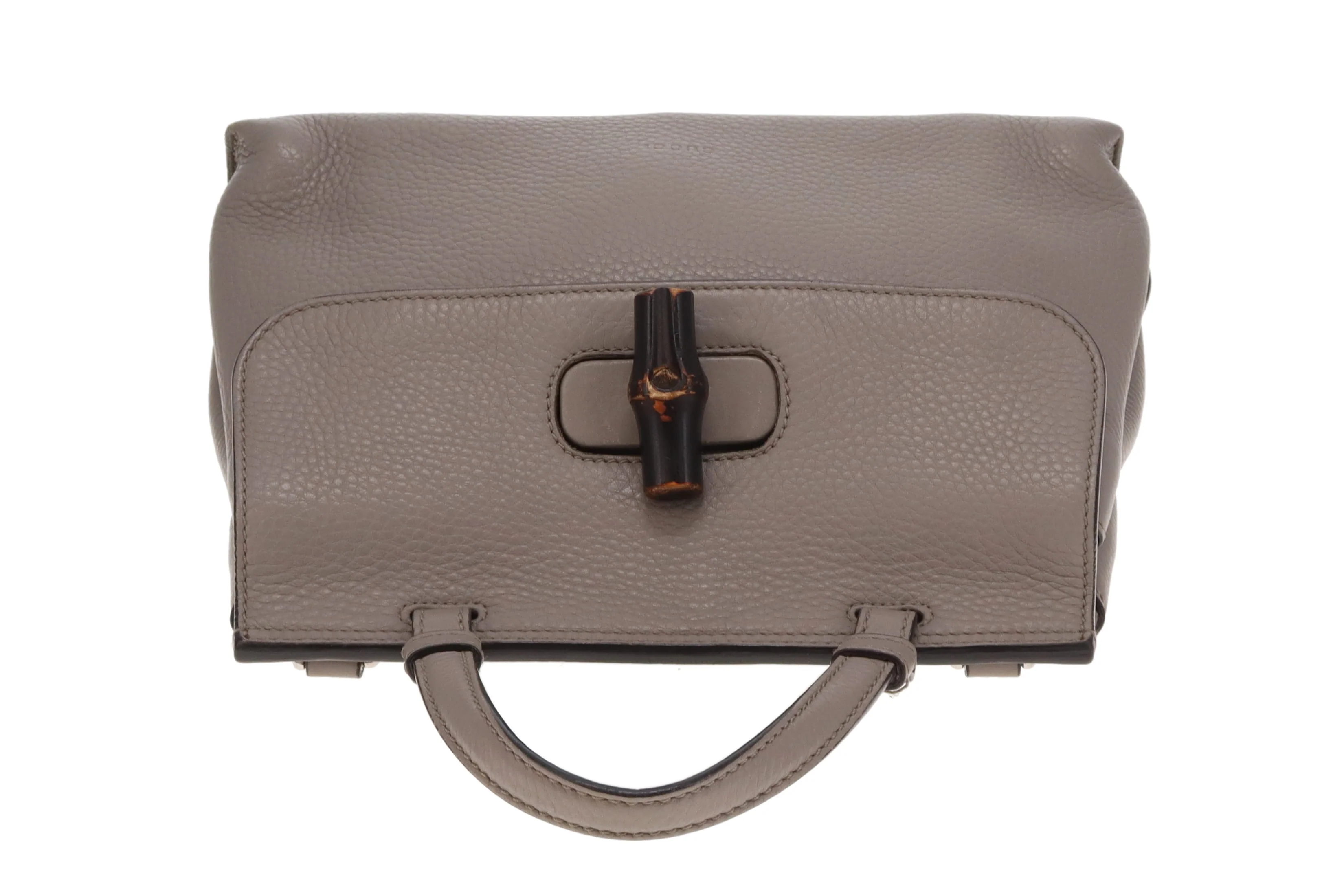 Gucci Daily Bamboo TH Shoulder Bag Grey - Image 9
