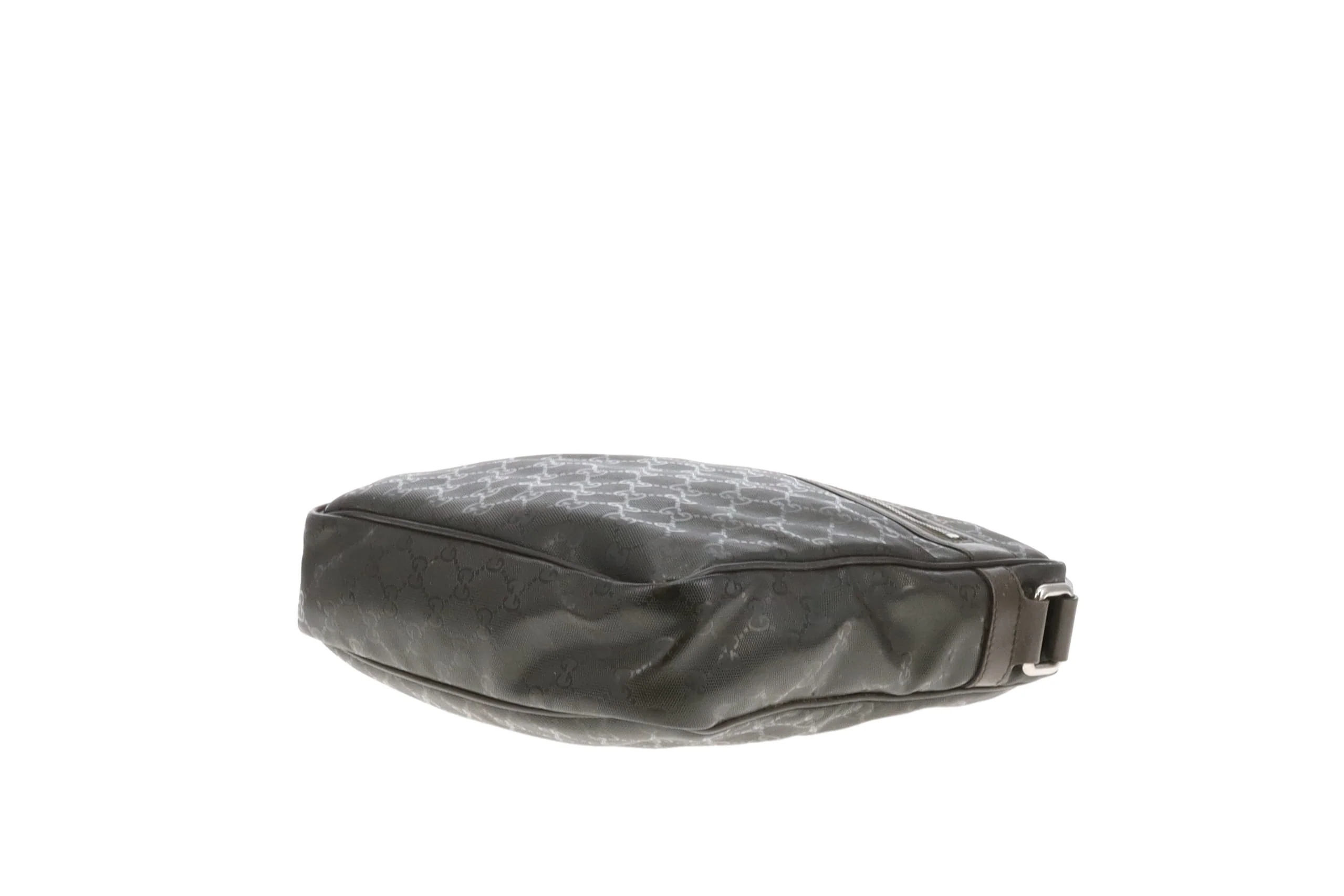 Gucci GG Messenger Bag In Olive Green Guccisima Print - Image 10
