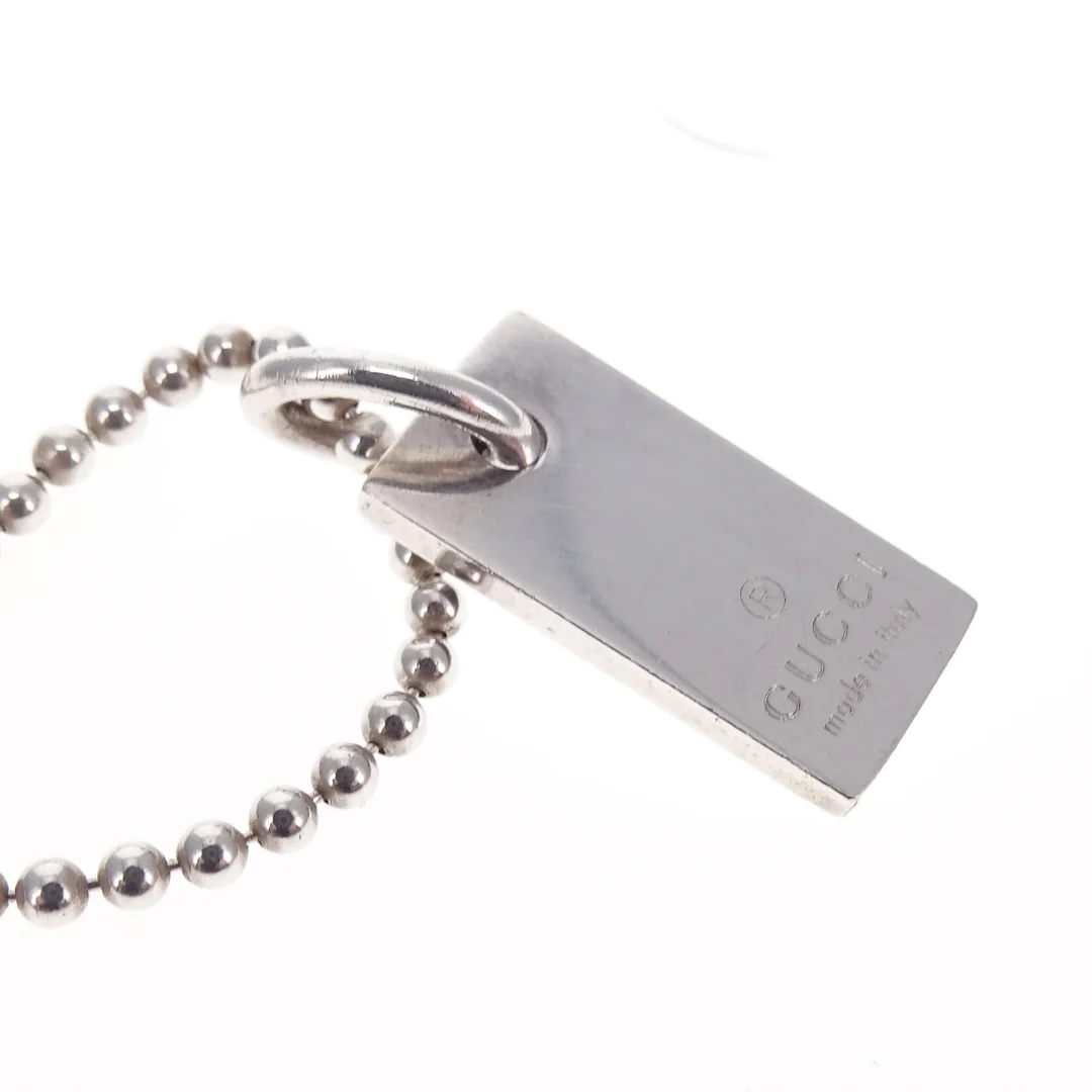 Gucci Logo Tag Bracelet Sterling Silver - Image 6