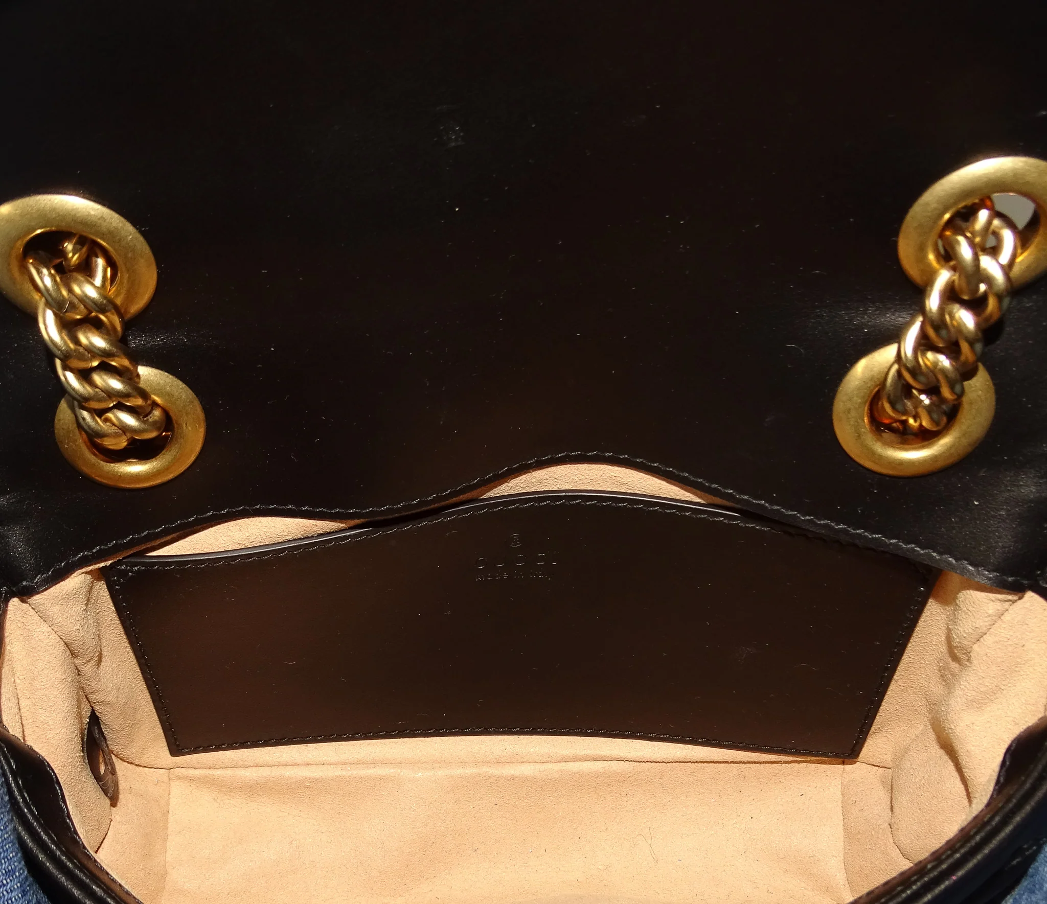 Gucci GG Marmont Mini Flap Bag – Black Leather with Gold Hardware - Image 13