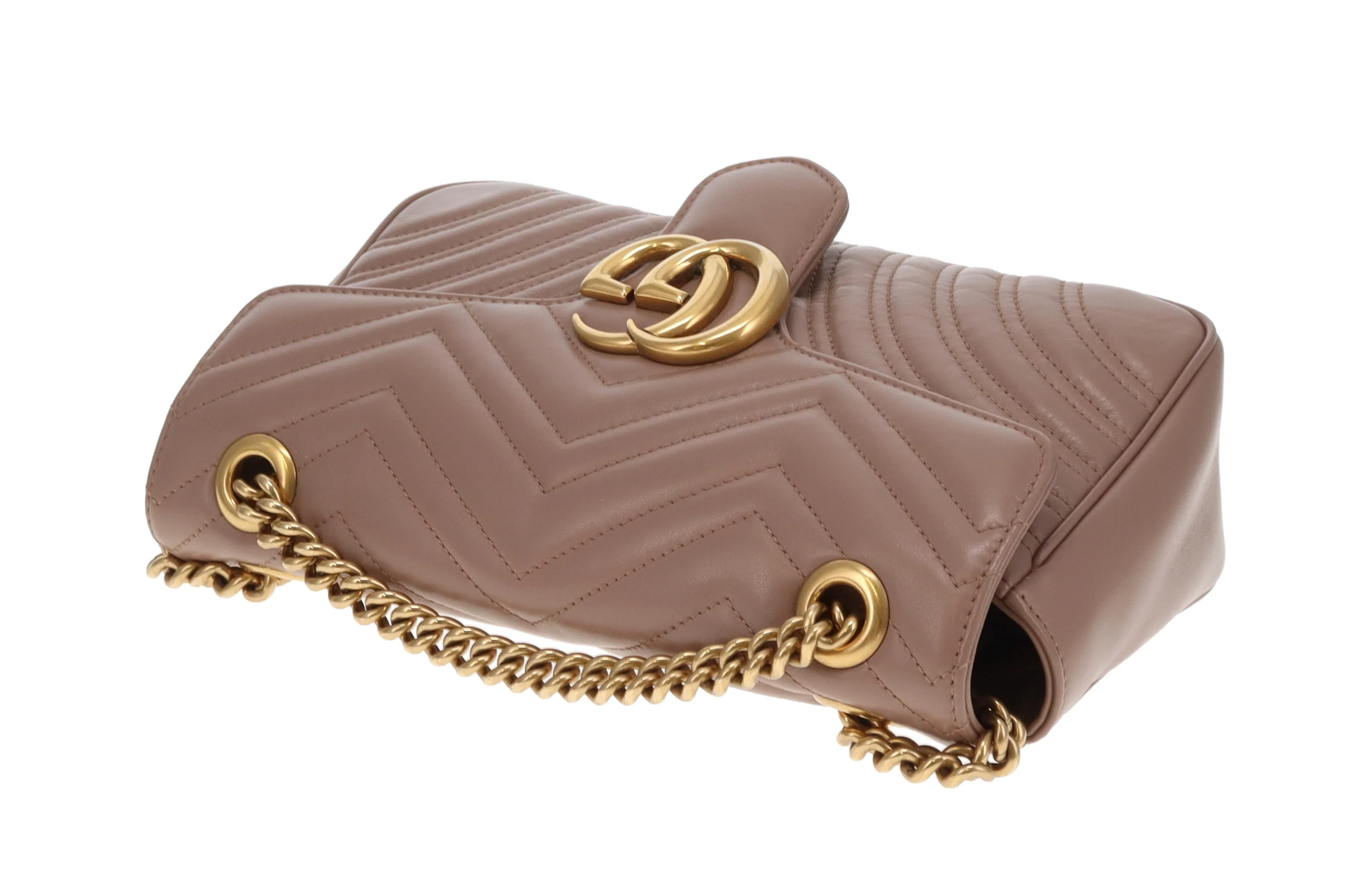Gucci Marmont Medium Shoulder Bag Dusty Pink - Image 13