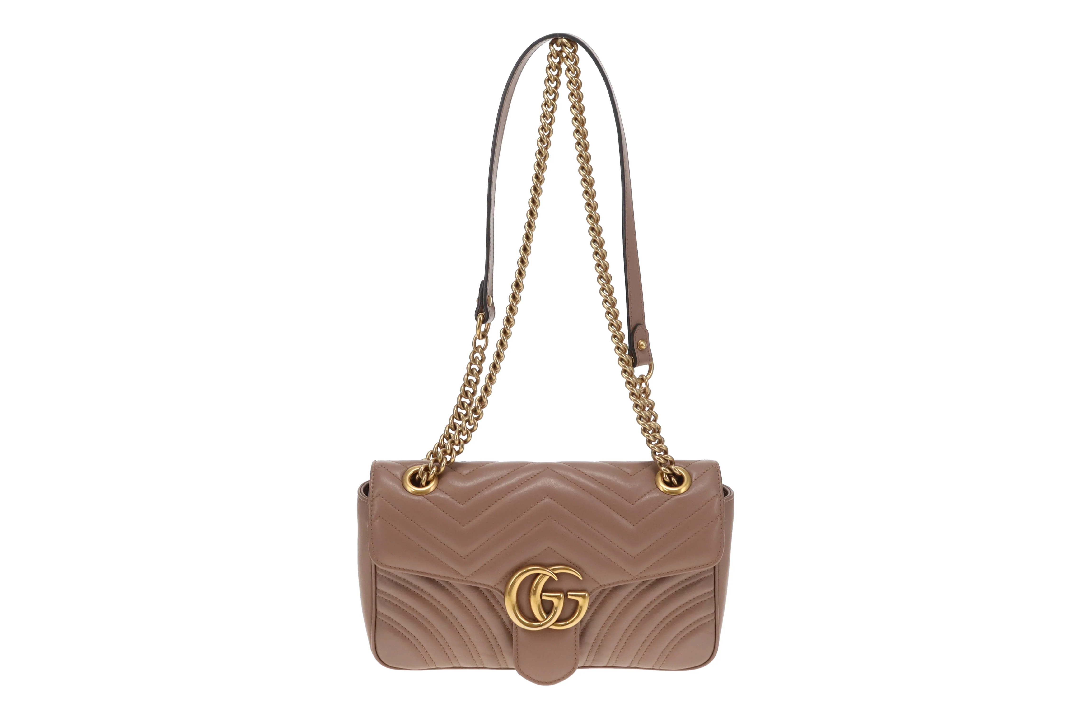 Gucci Marmont Medium Shoulder Bag Dusty Pink - Image 3