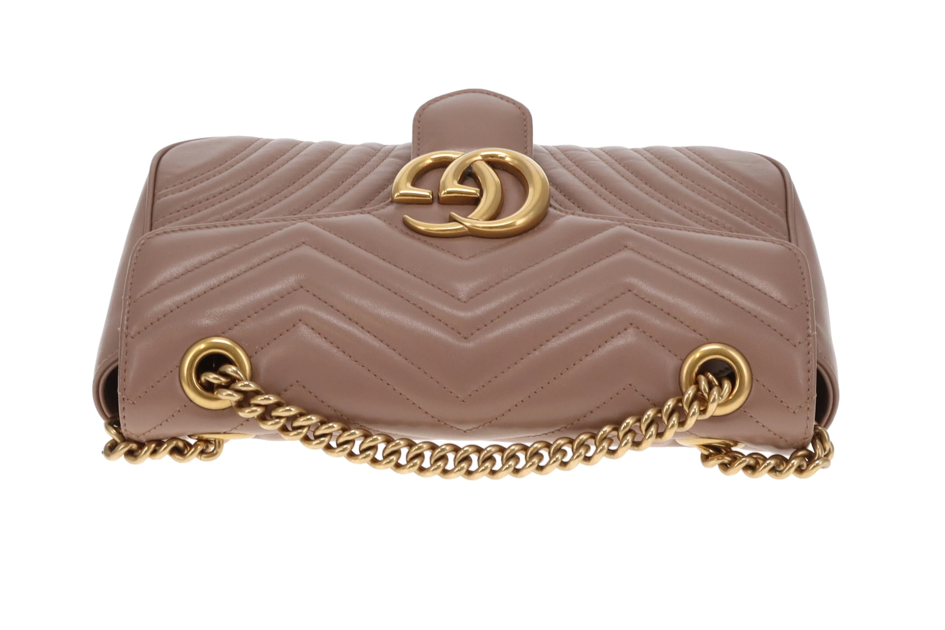 Gucci Marmont Medium Shoulder Bag Dusty Pink - Image 9