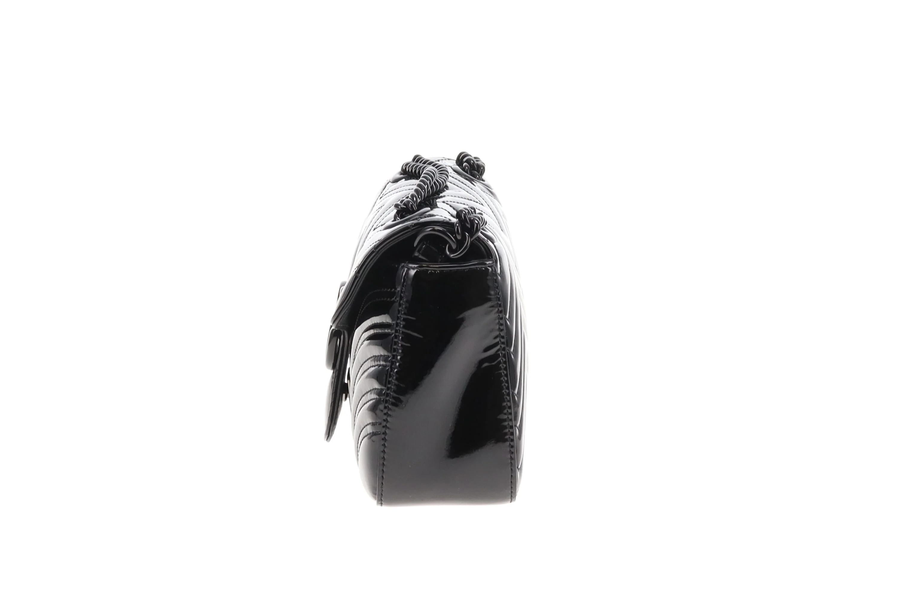 Gucci Marmont Small Black Patent with Black HW - Image 8