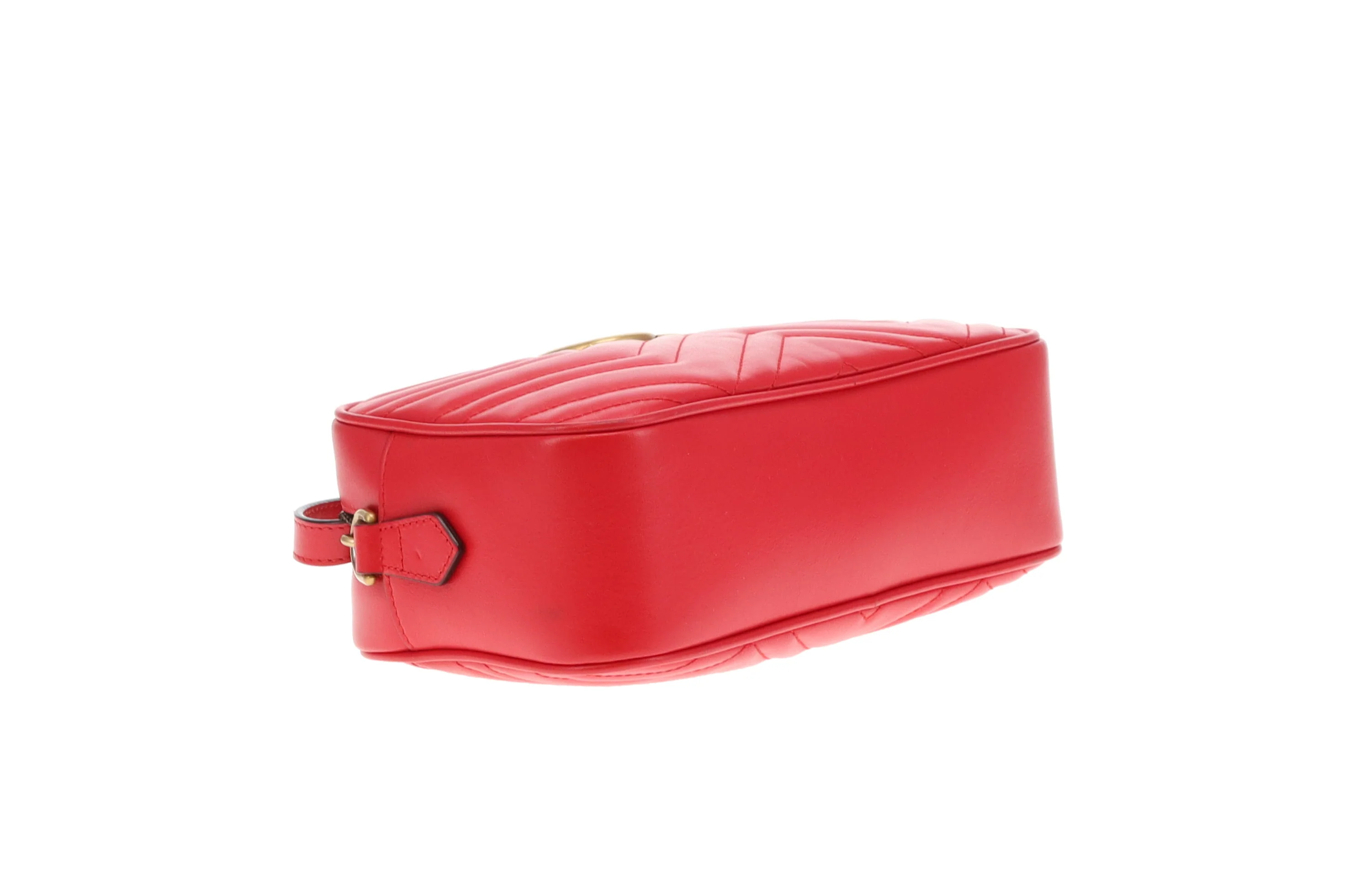 Gucci Marmont Small Camera Bag Red Chevron GH - Image 10