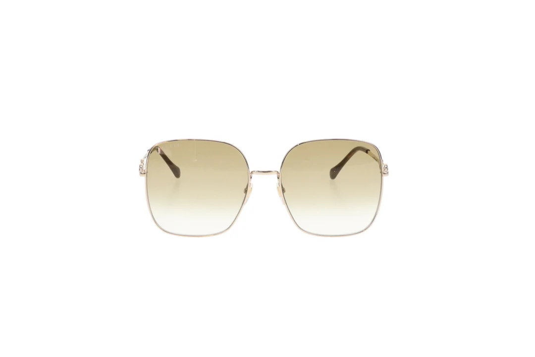 Gucci Rectangle Sunglasses Large Lens Horsebit Arms GG0879S - Image 3