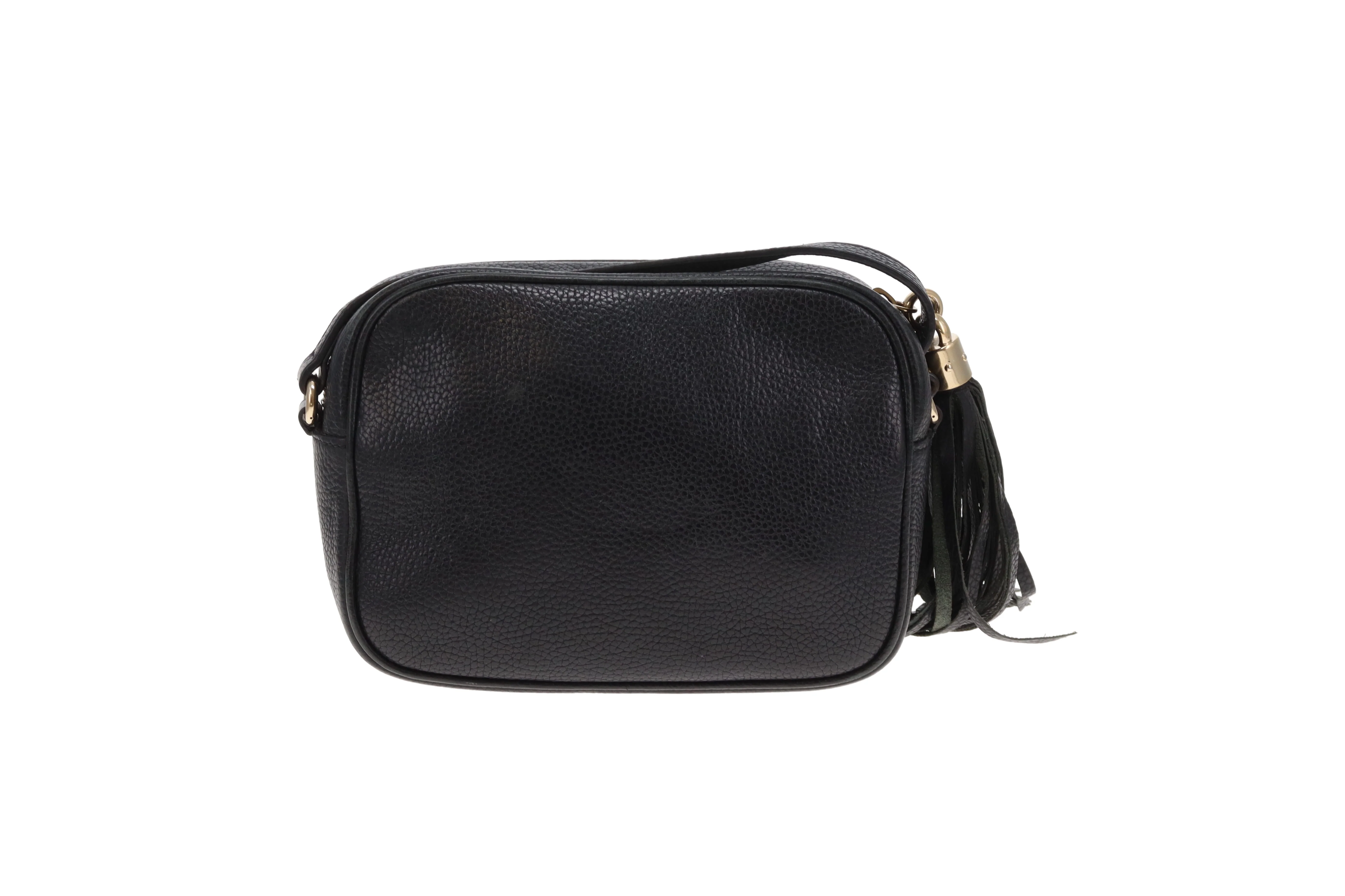 Gucci Soho Disco Black Camera Bag Grained Leather - Image 7