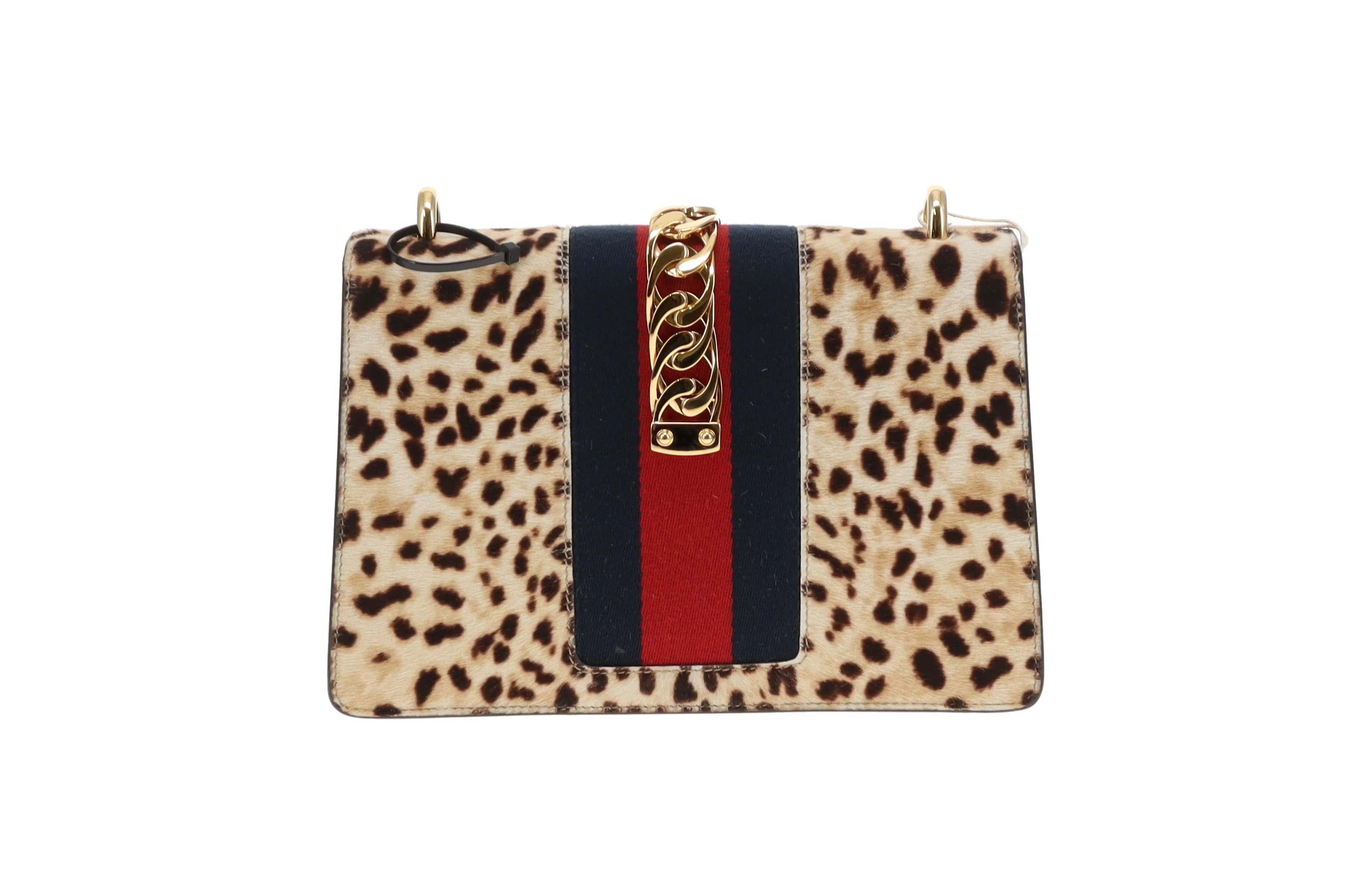 Gucci Sylvie Small Leopard Print Bag - Image 9