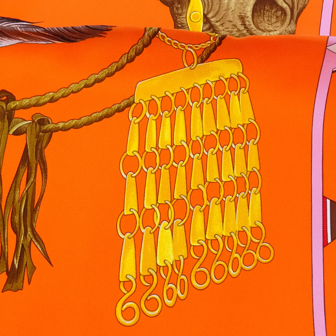 Hermes Apparat des Plaines 90cm Scarf 100% Silk - Image 5