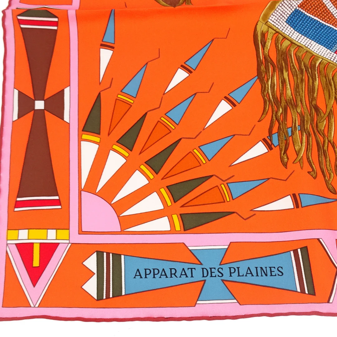 Hermes Apparat des Plaines 90cm Scarf 100% Silk - Image 9