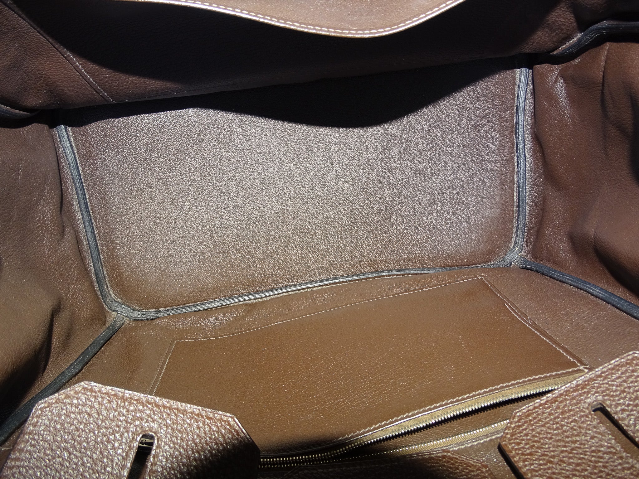 Hermes Birkin 35 Ebene Togo PHW 2008 - Image 13