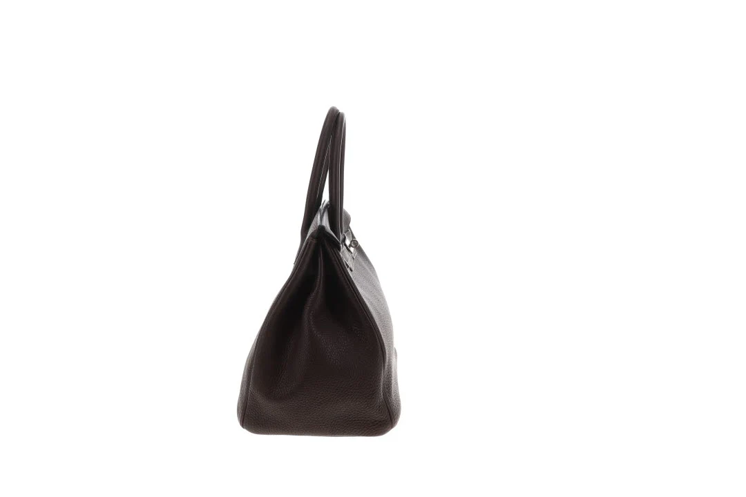 Hermes Birkin 35 Ebene Togo PHW 2008 - Image 5