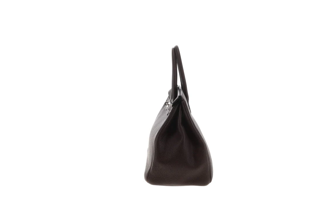 Hermes Birkin 35 Ebene Togo PHW 2008 - Image 7
