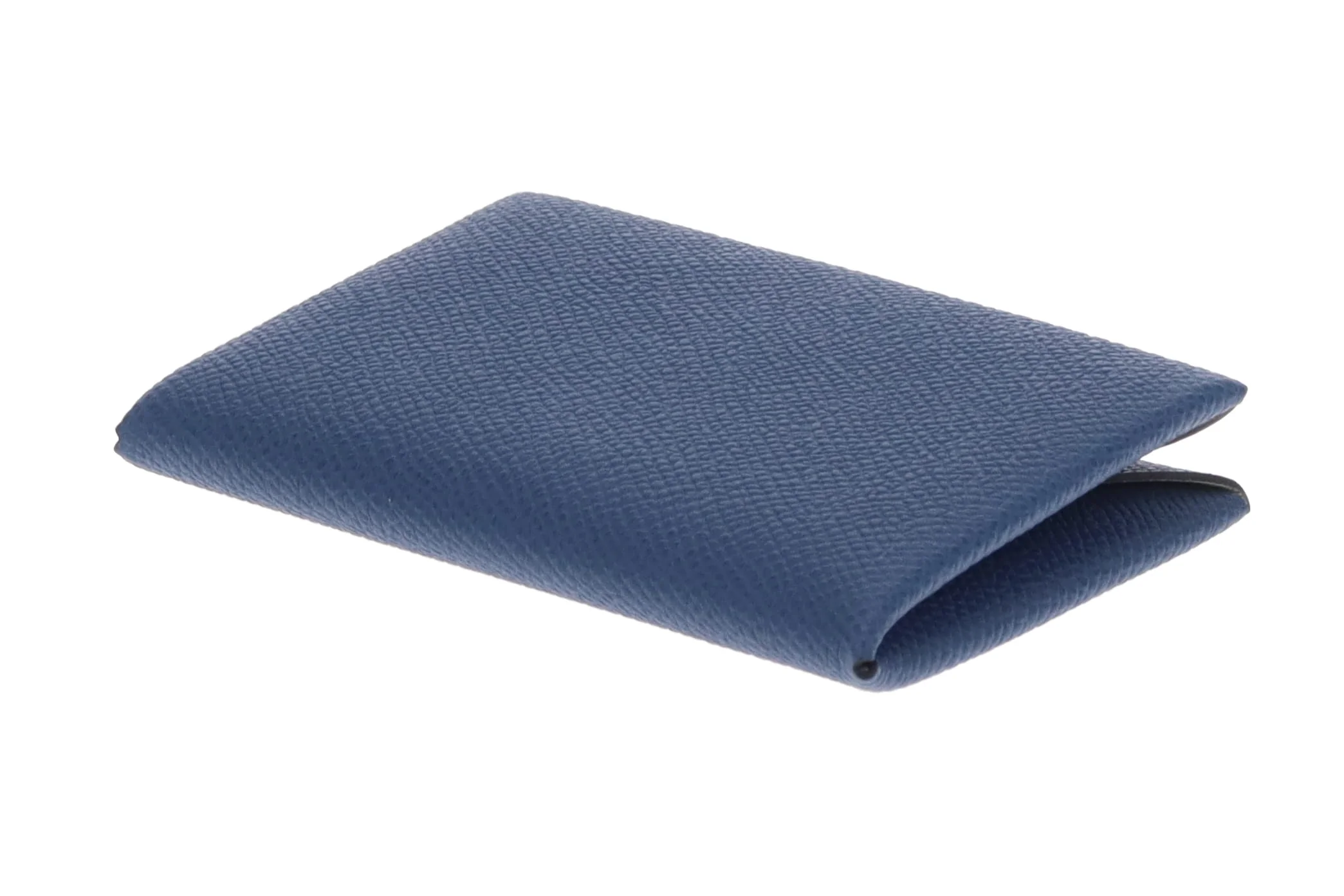 Hermes Calvi Coin & Card Case Navy Epsom - Image 11