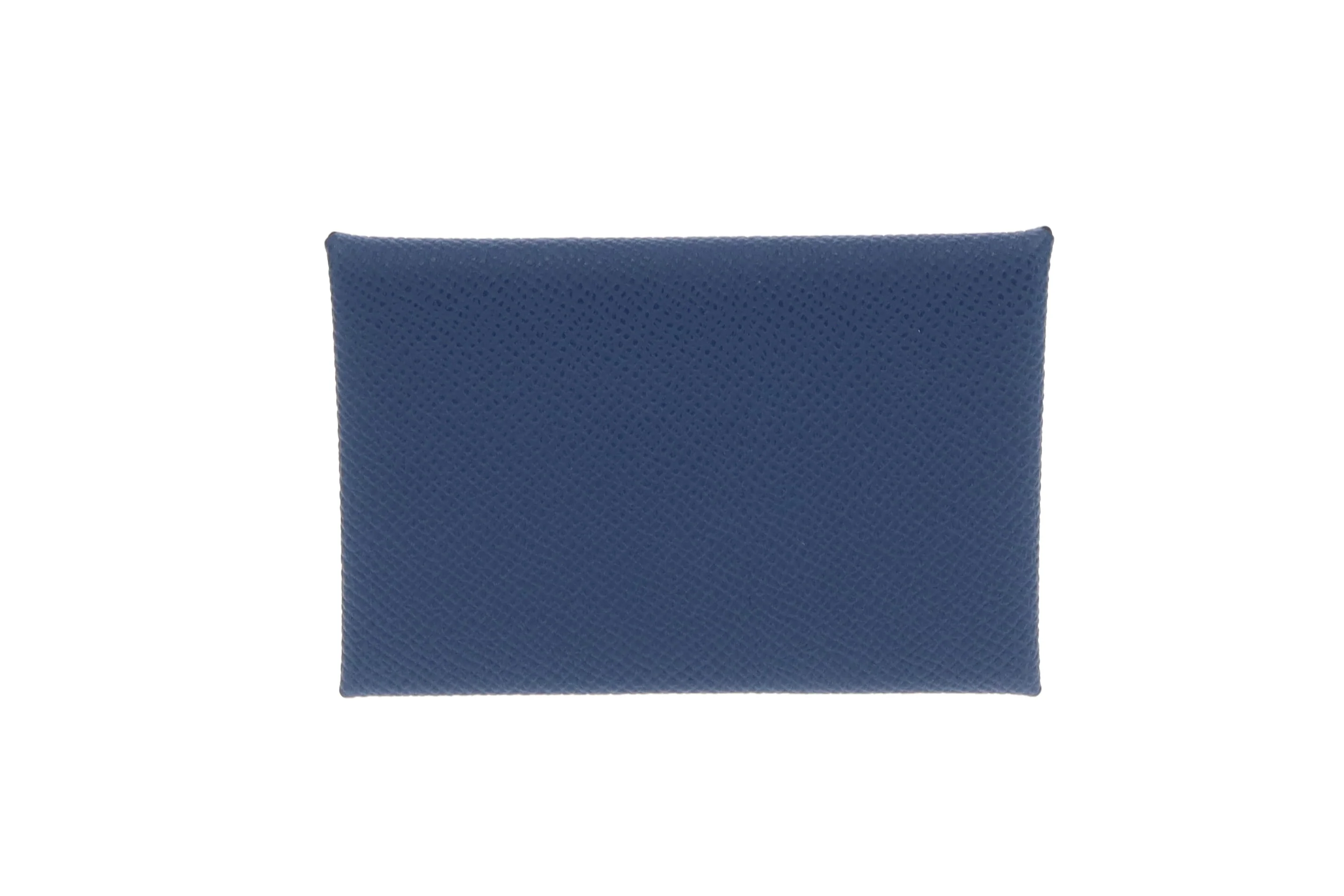 Hermes Calvi Coin & Card Case Navy Epsom - Image 5