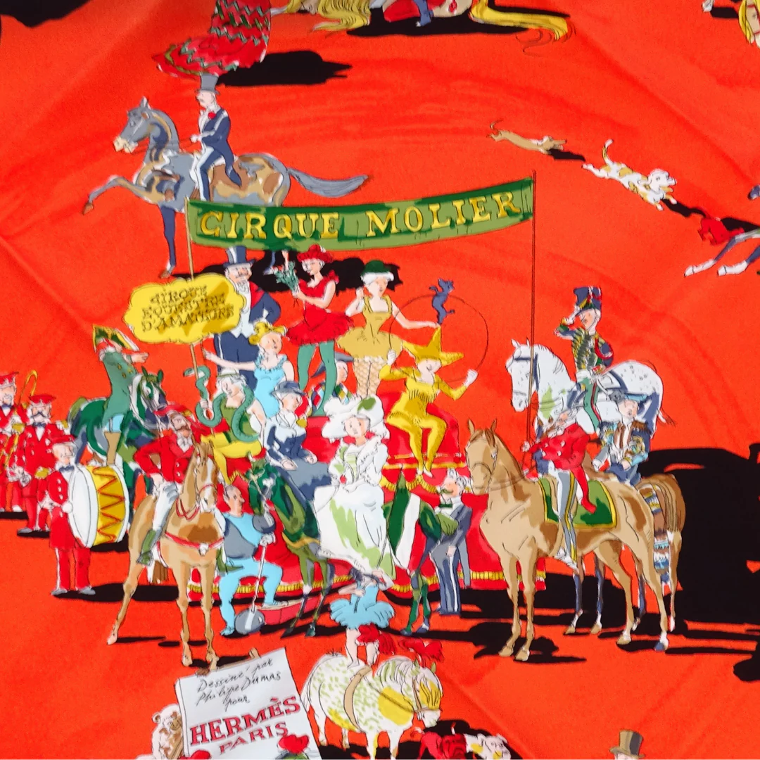 Hermes Cirque Molier Silk Scarf 90cm - Image 3
