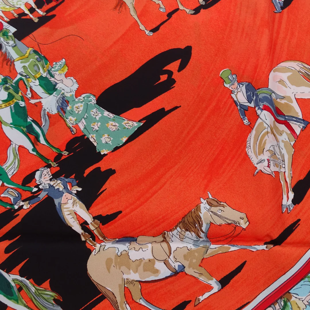 Hermes Cirque Molier Silk Scarf 90cm - Image 8