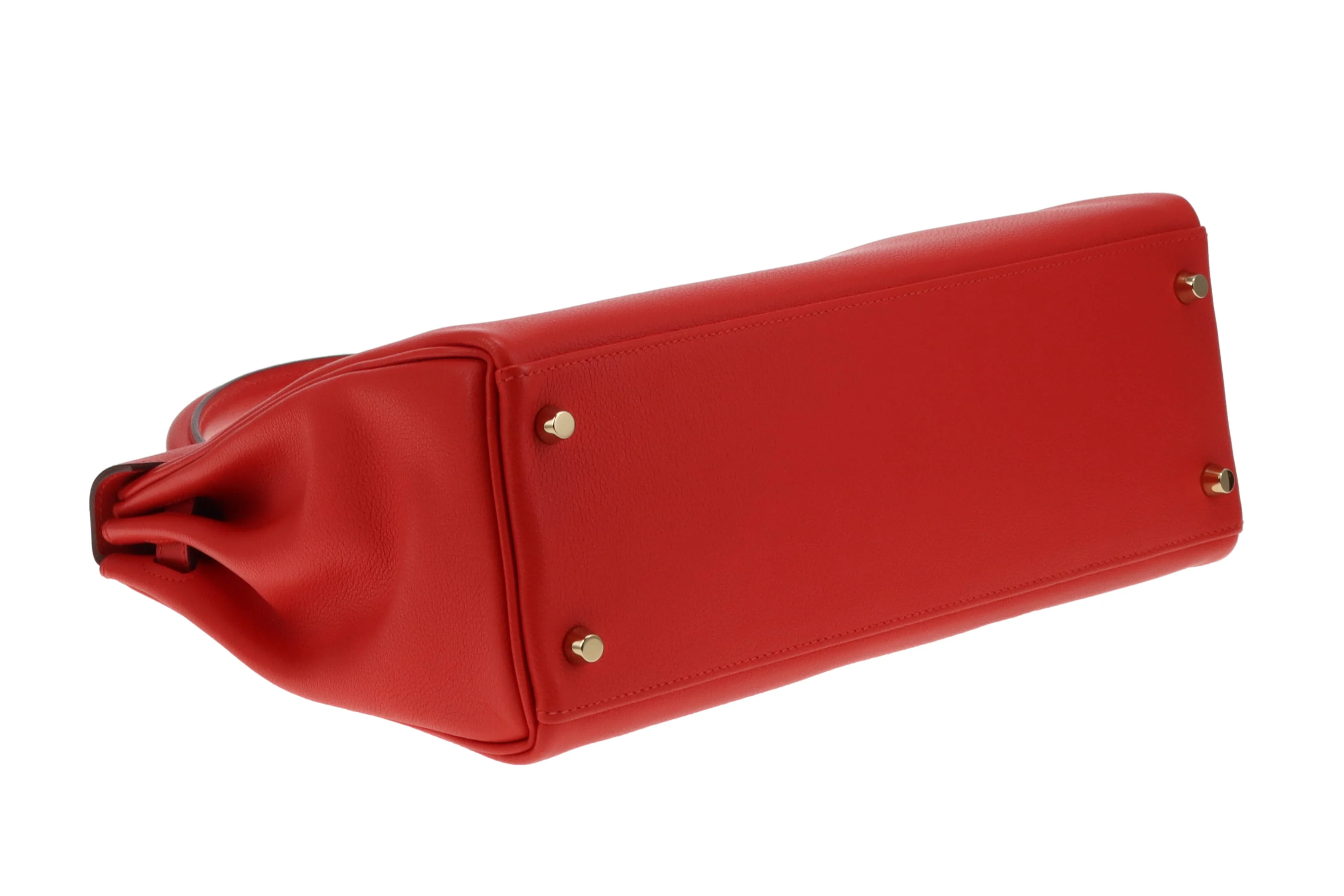 Hermes Kelly 32 Red Evercolor GHW 2016 - Image 14