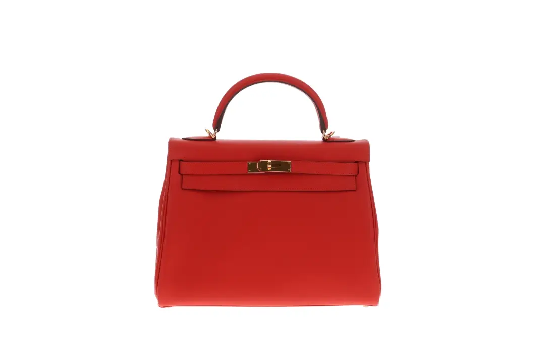 Hermes Kelly 32 Red Evercolor GHW 2016 - Image 5