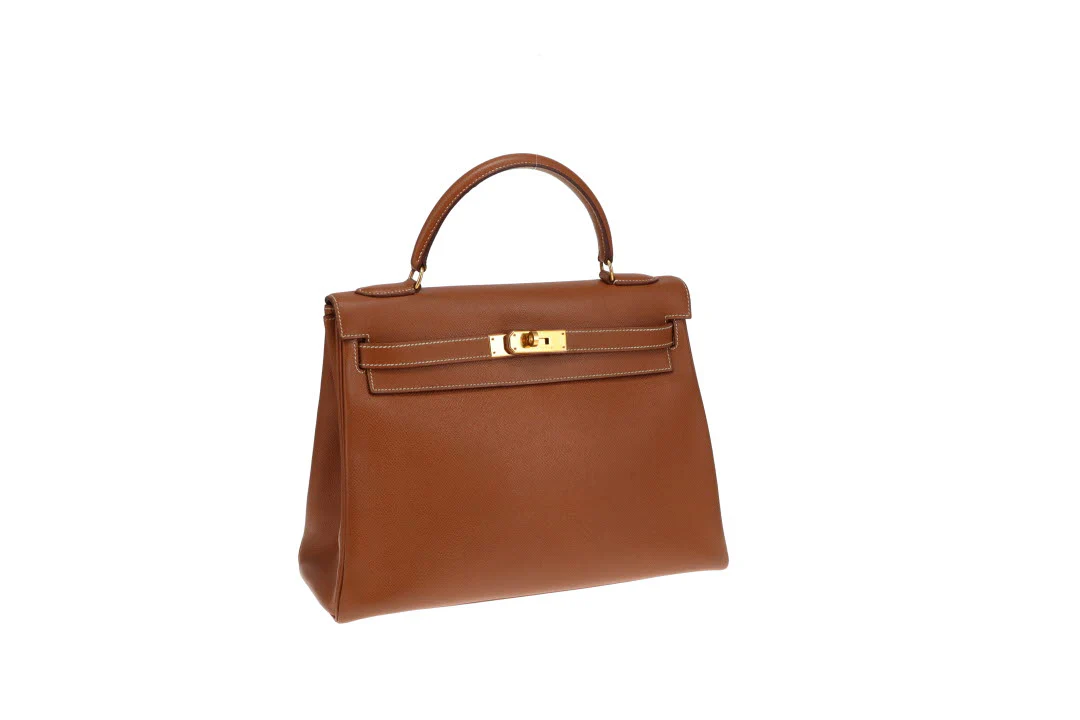 Hermes Kelly 32 Retourne Gold Courcheval GHW 1995 - Image 4