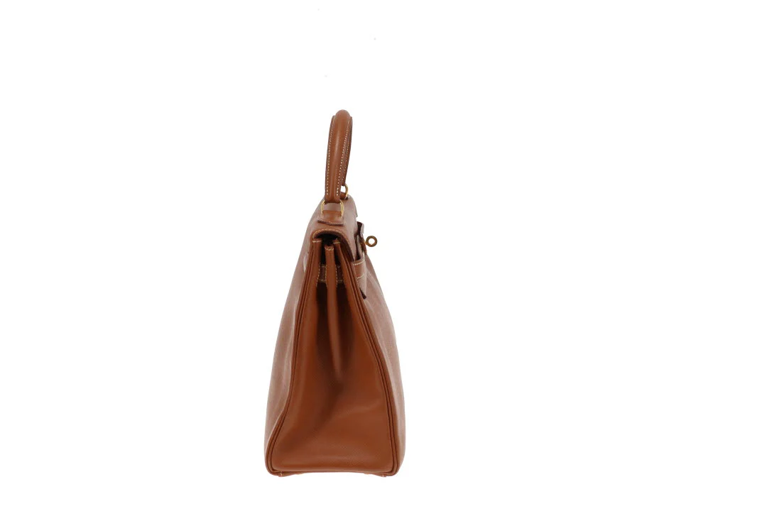 Hermes Kelly 32 Retourne Gold Courcheval GHW 1995 - Image 6