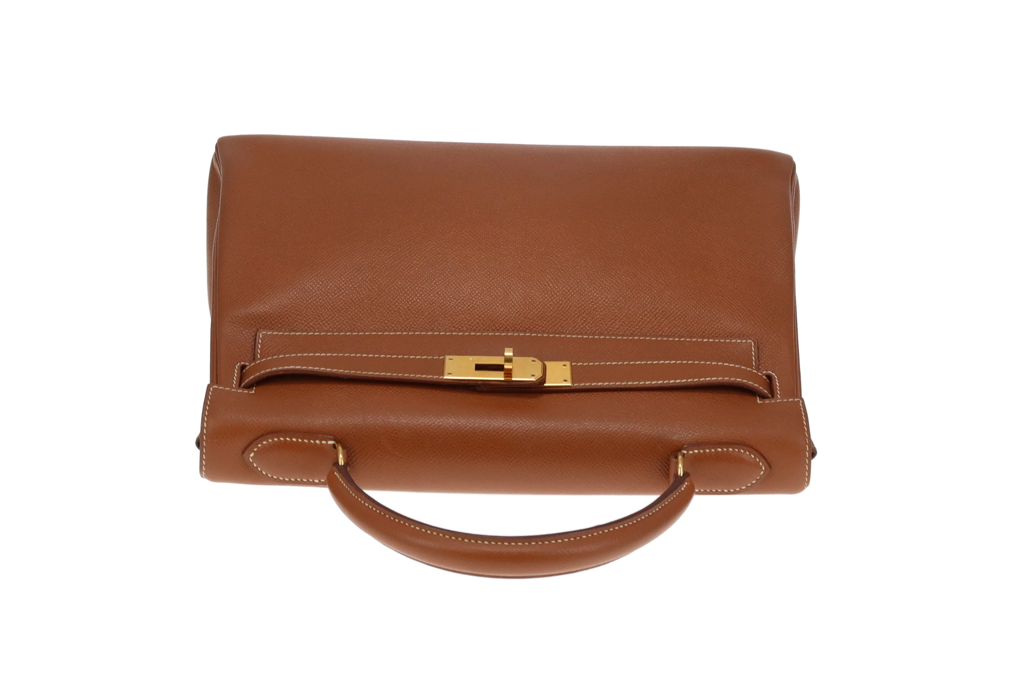 Hermes Kelly 32 Retourne Gold Courcheval GHW 1995 - Image 9