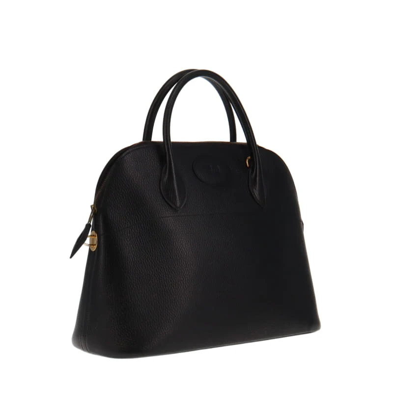 Hermes Vintage Ardennes Leather Black Bolide - Image 4