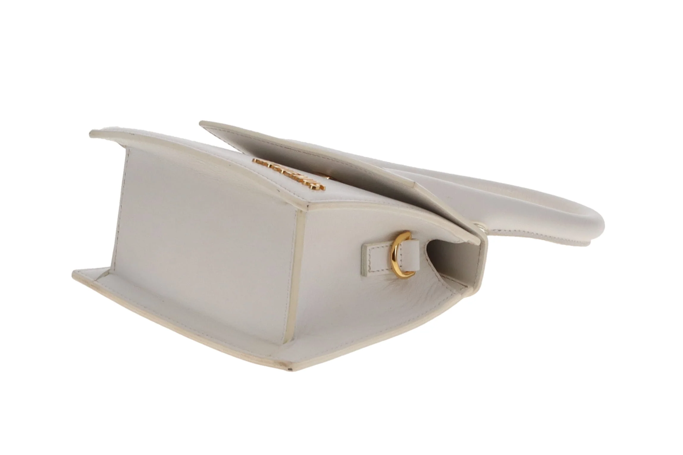 Jacquemus Le Chiquito Small Bag – White Leather with Gold Hardware - Image 10