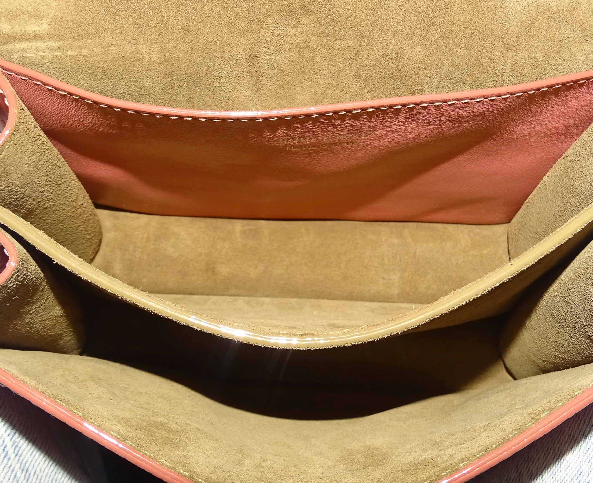Jimmy Choo Candyfloss Goat/Calf Madeline Crossbody - Image 8