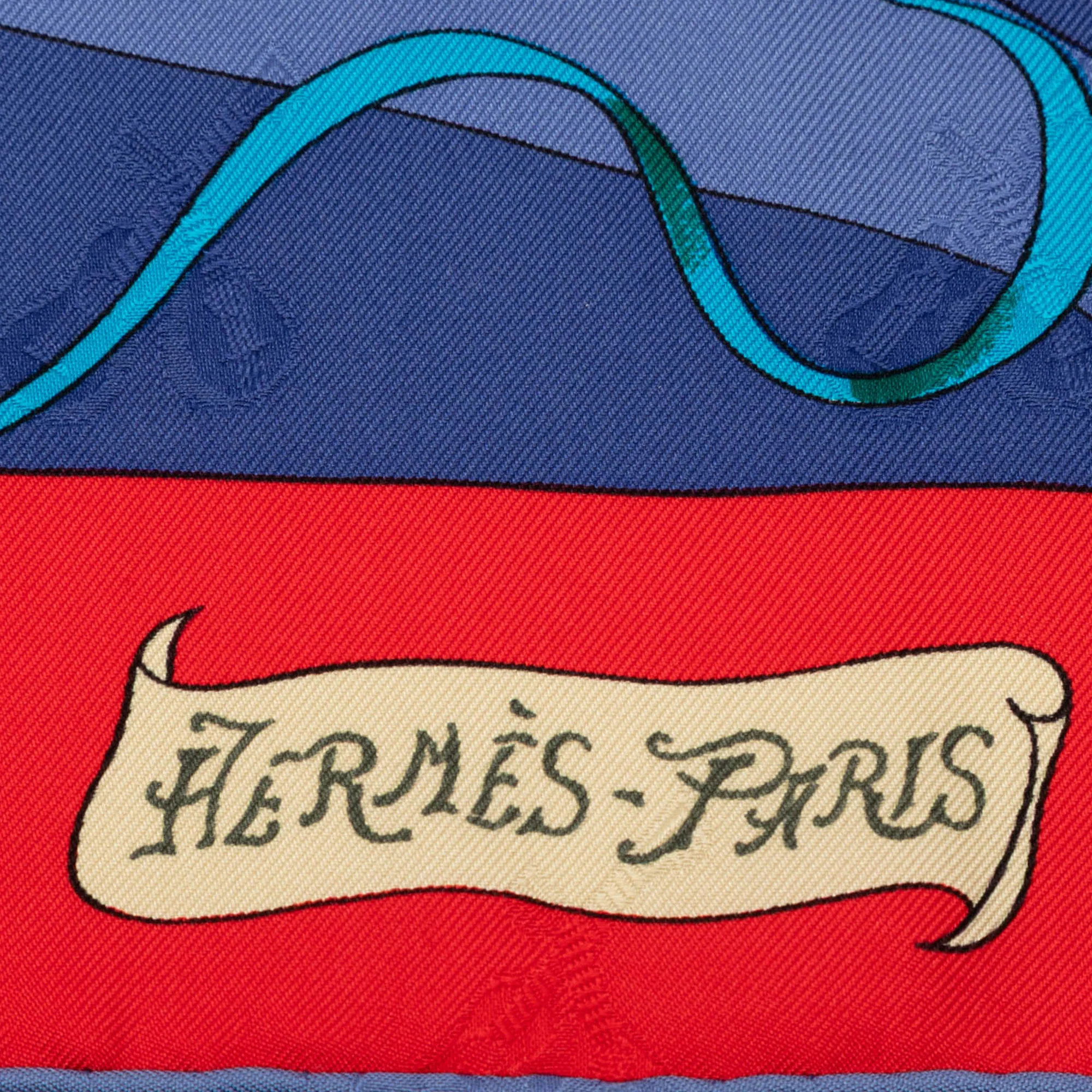 Hermes Le Carnaval de Venise Scarf 90 100% Silk - Image 5