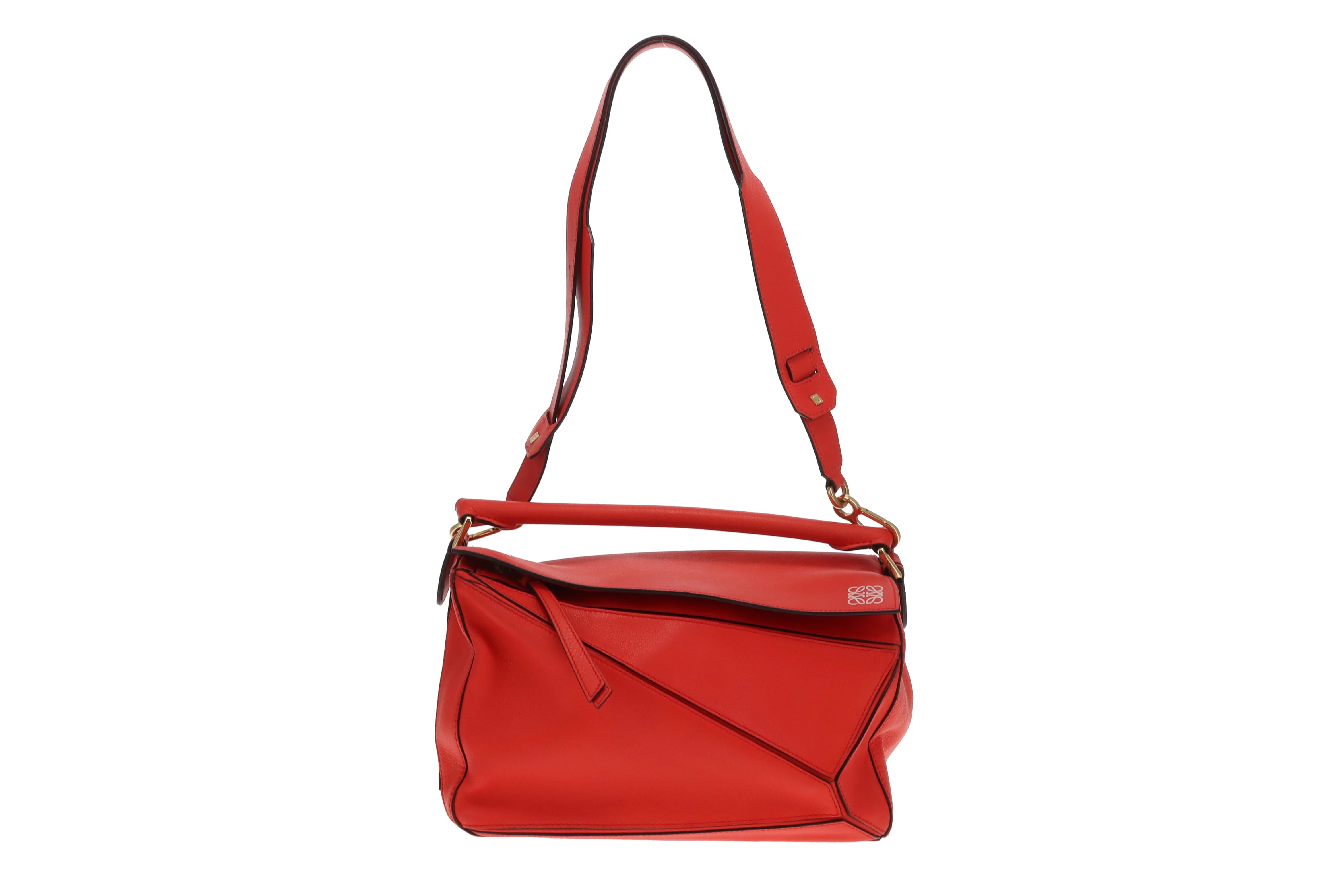 Loewe Puzzle Bag Red Medium - Image 3