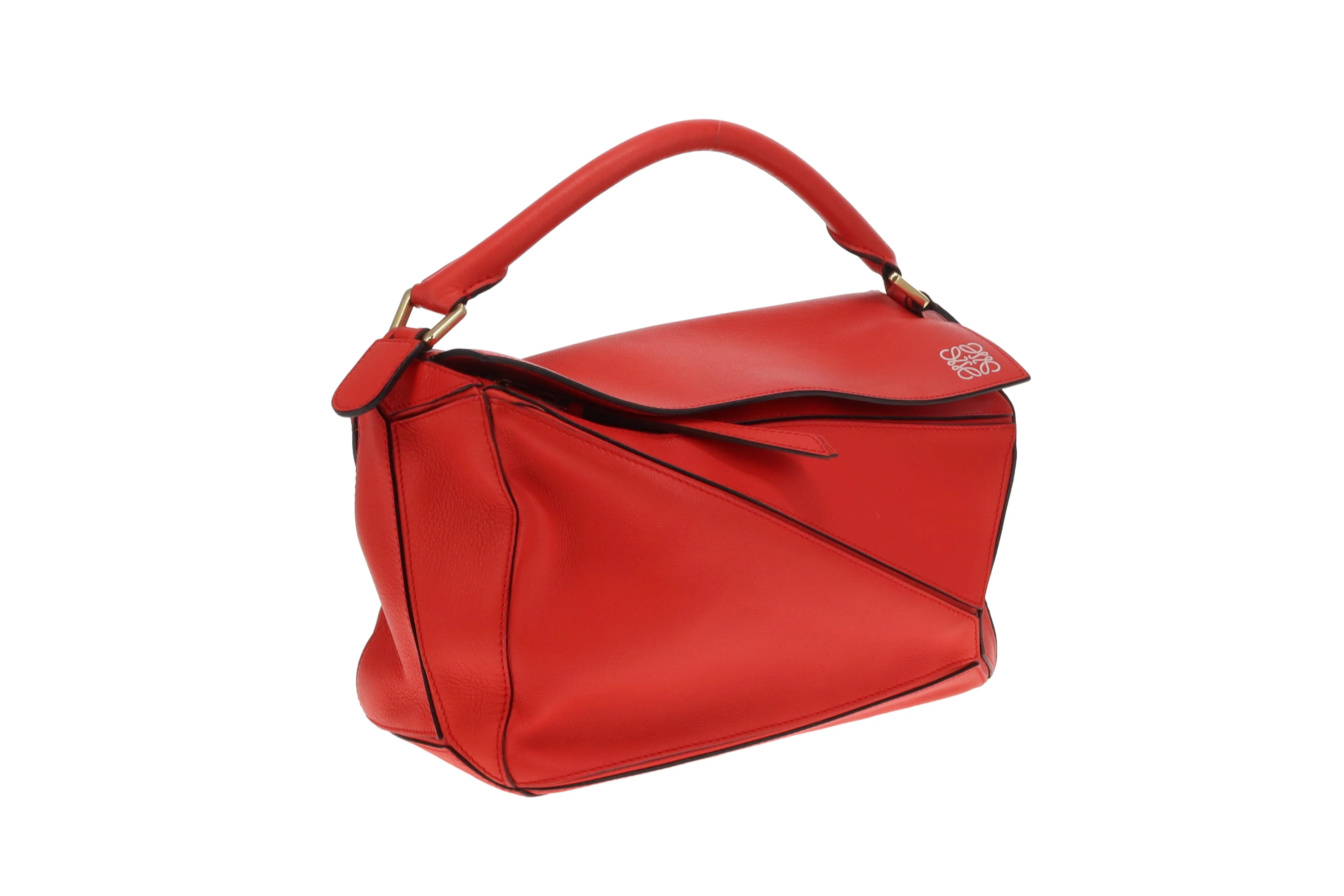 Loewe Puzzle Bag Red Medium - Image 4