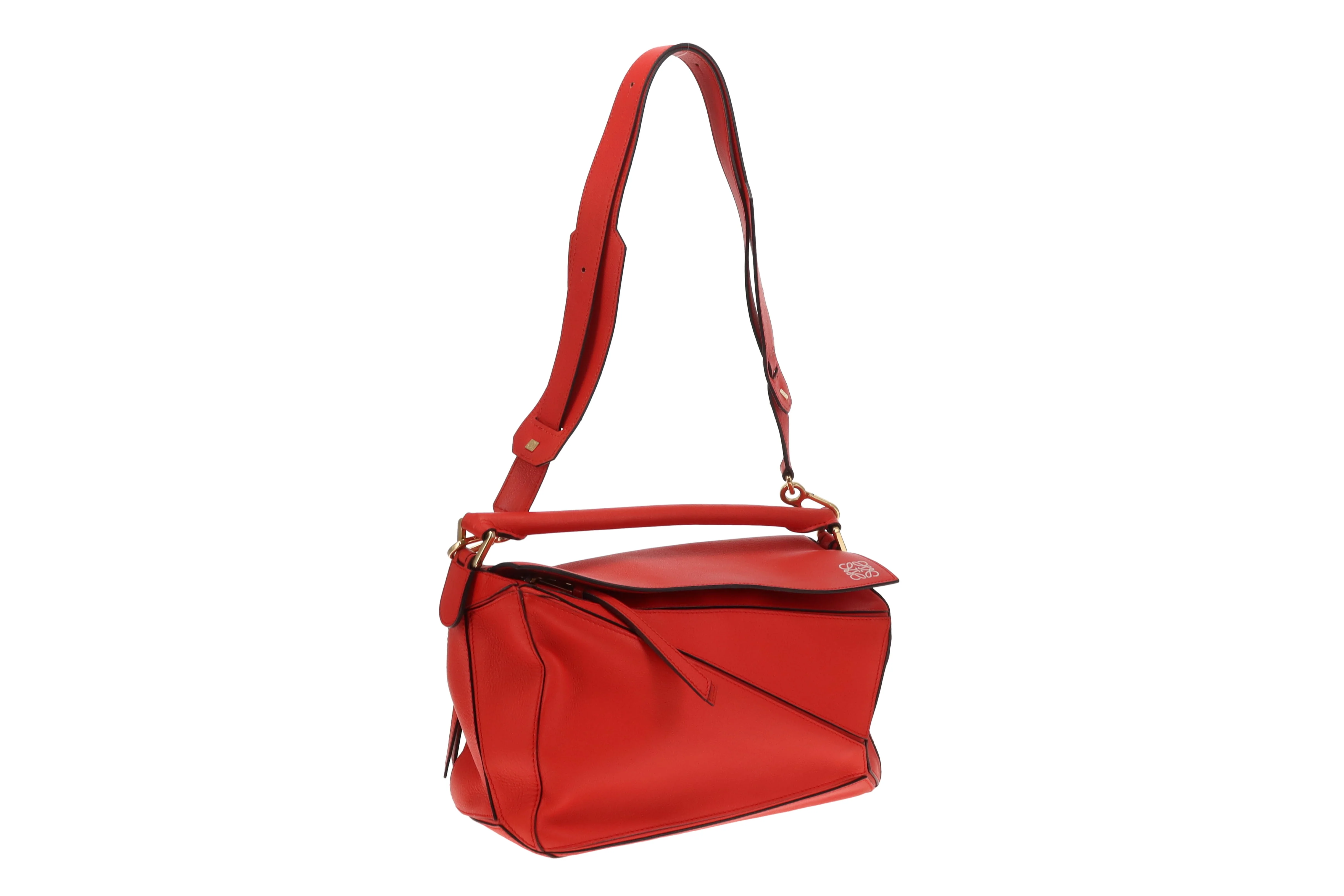 Loewe Puzzle Bag Red Medium - Image 5