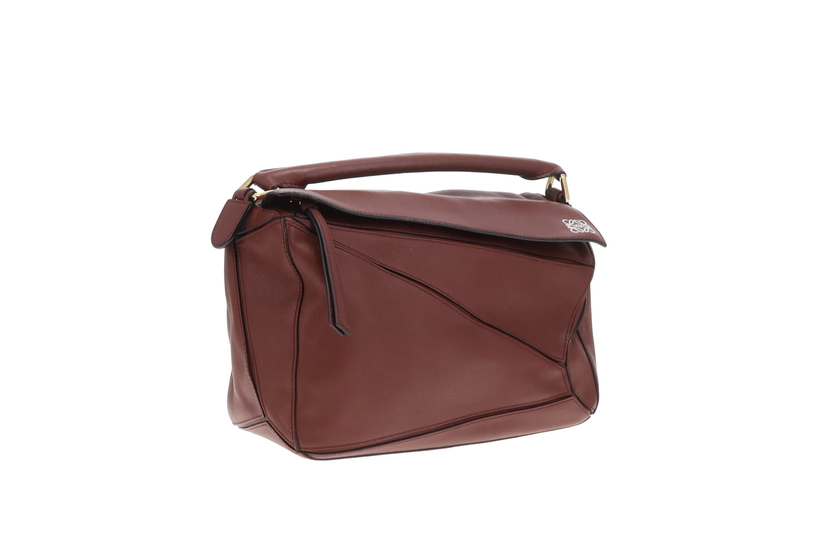 Loewe Puzzle Medium Burgundy - Image 4