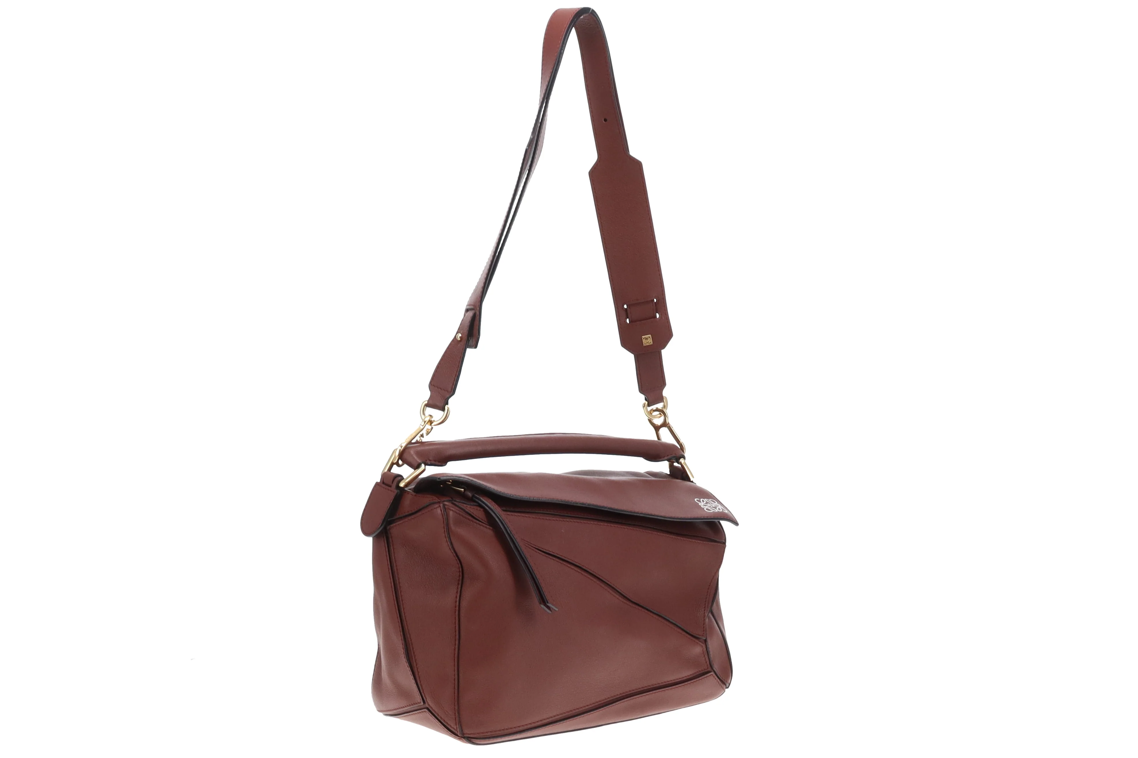 Loewe Puzzle Medium Burgundy - Image 8