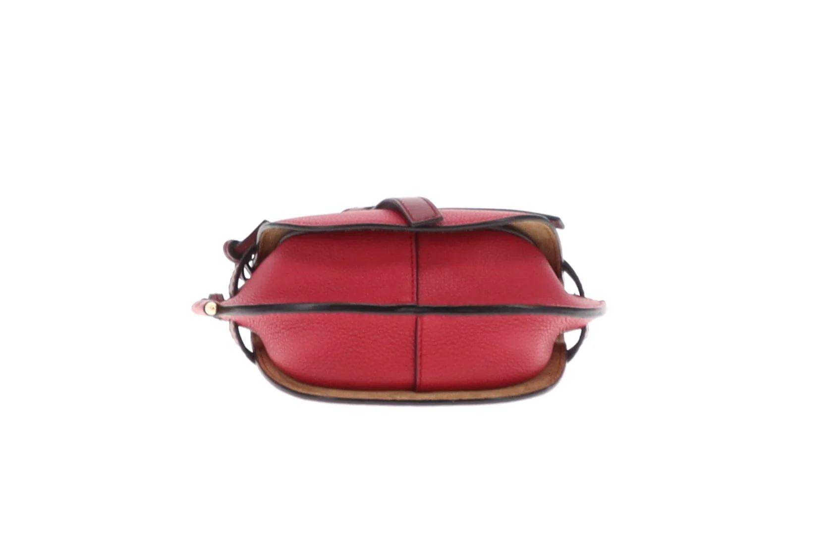 Loewe Raspberry Leather Mini Gate Bag - Image 10